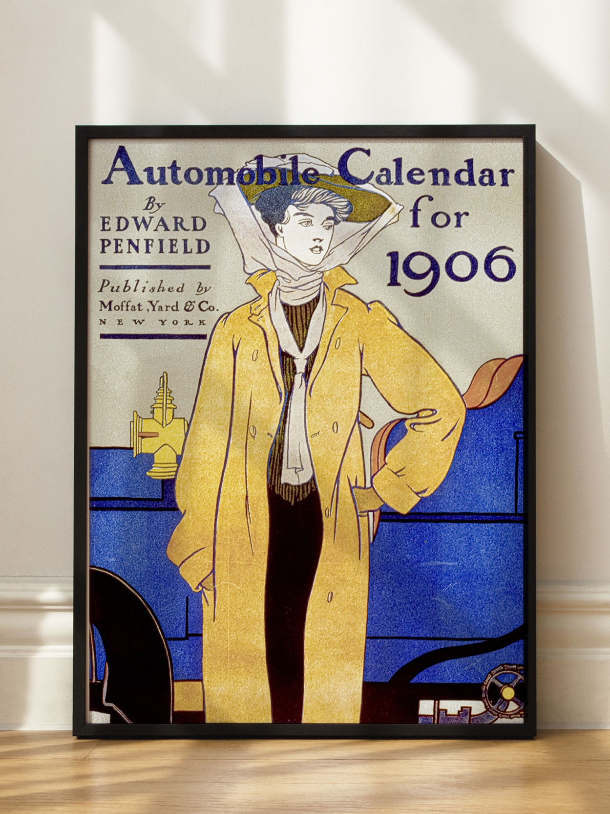 Automobile Calendar for 1906 Poster