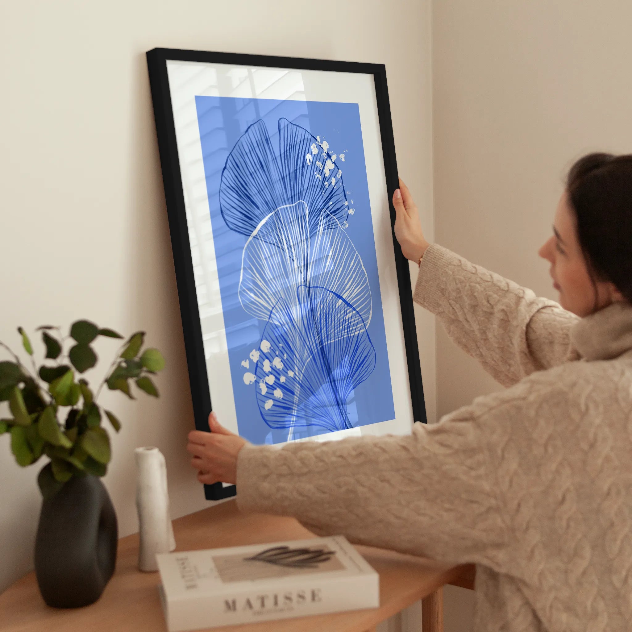 Azure Bloom wird aufgehängt