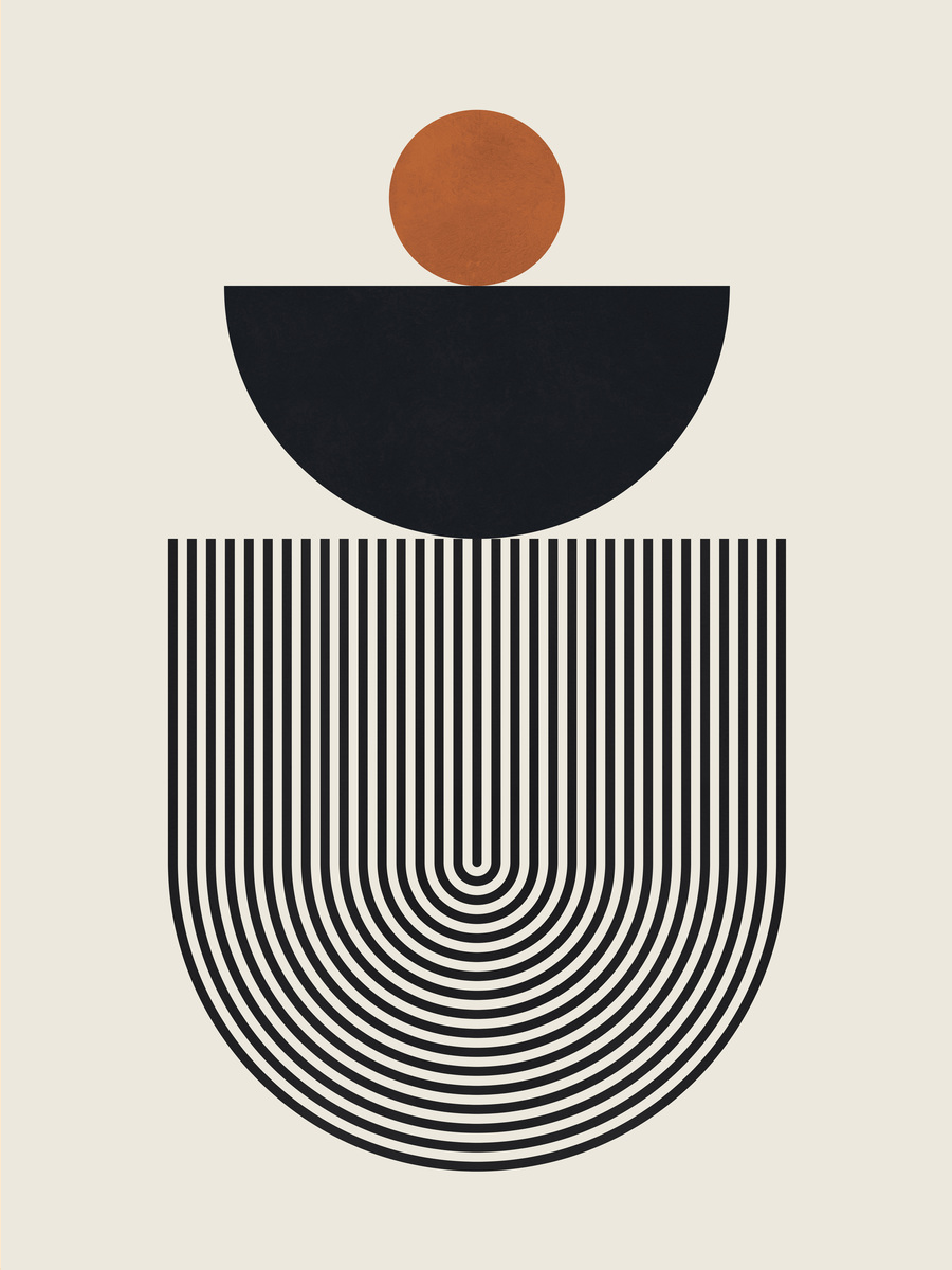 Balancing Shapes Poster
