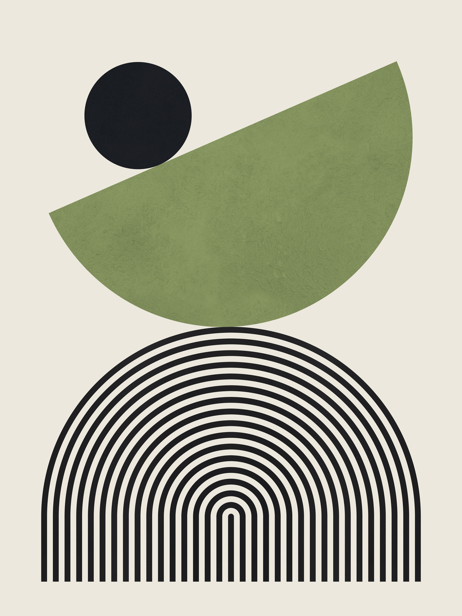 Balancing Shapes No3 Poster