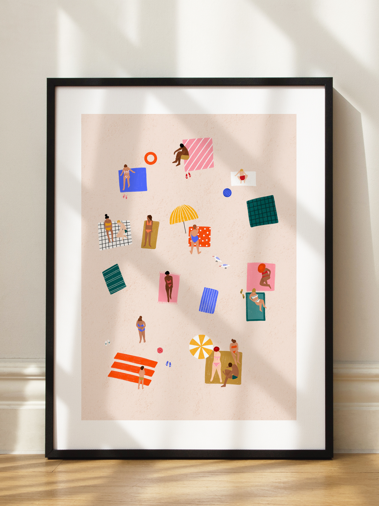 Beach Towel Harmony Poster