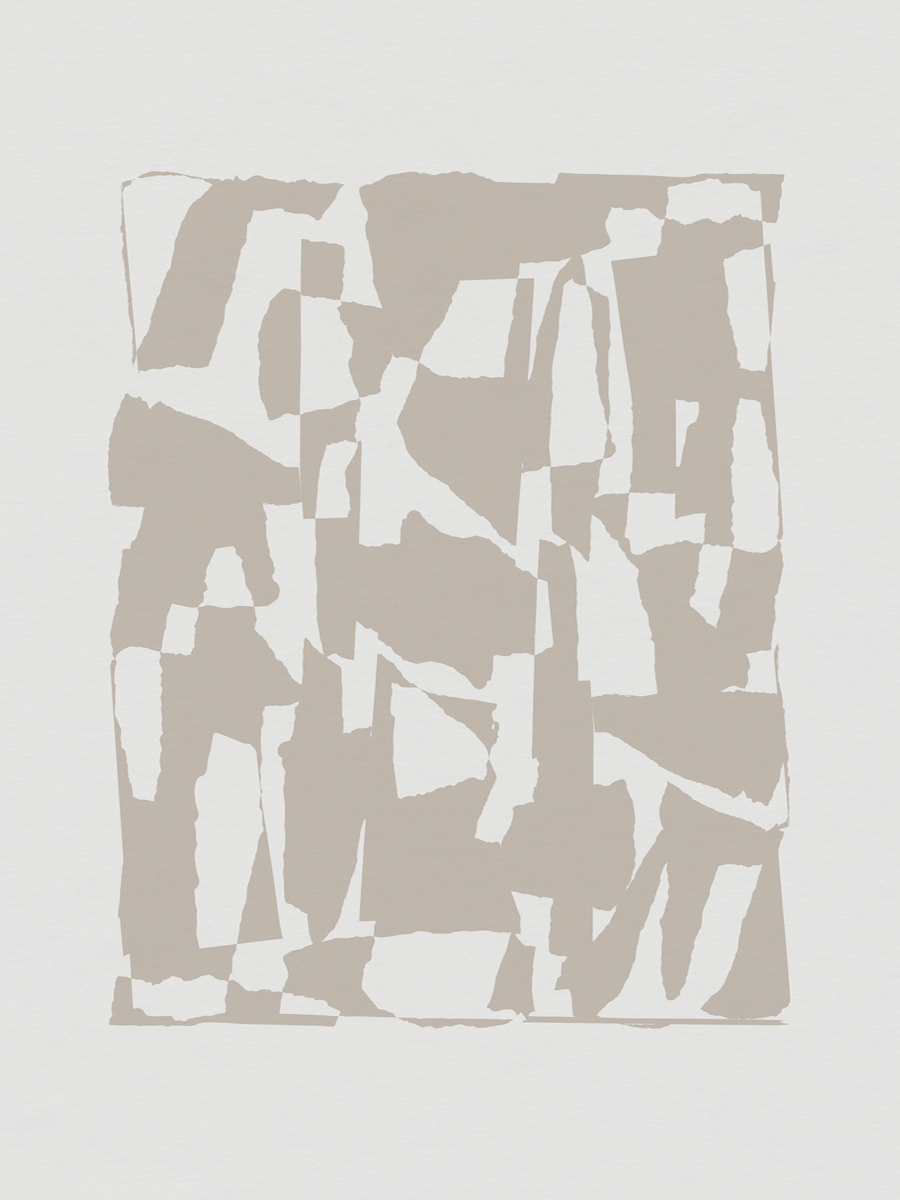 Beige Collage Poster