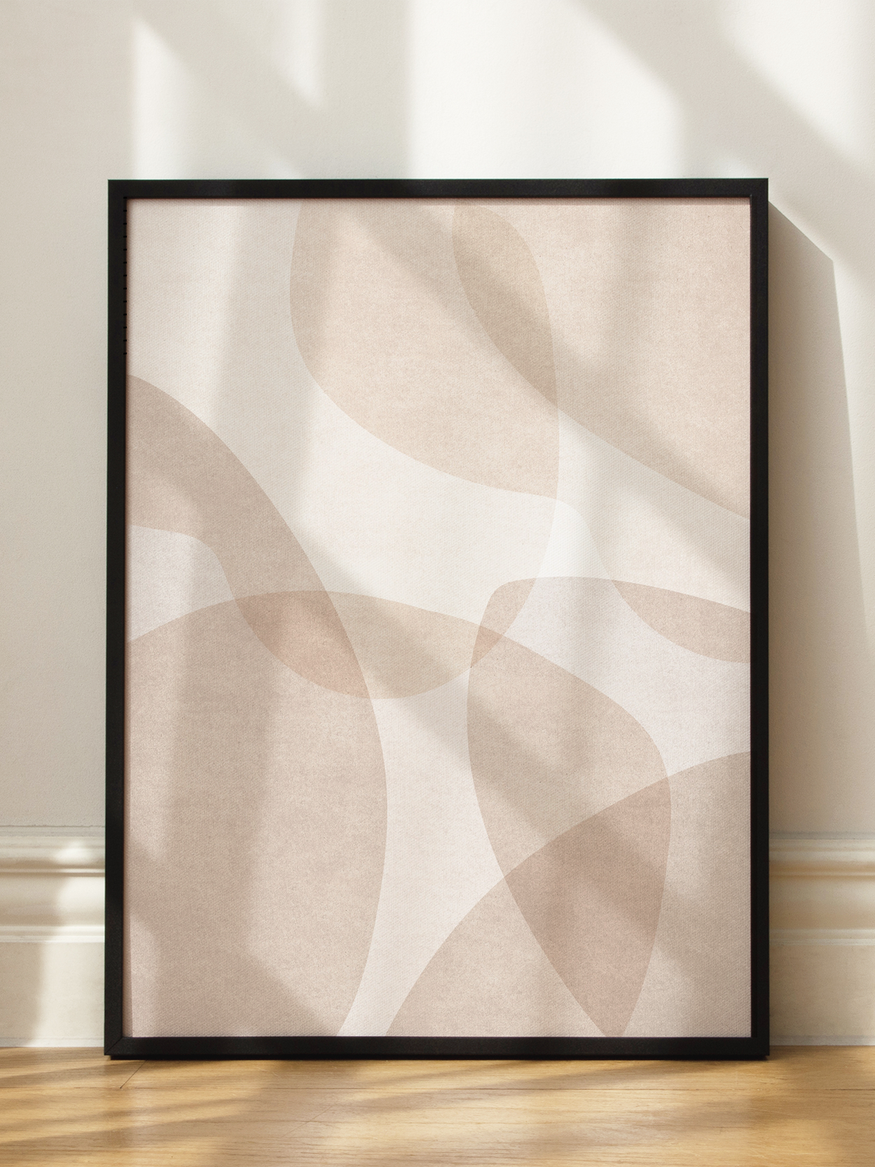 Beige Graphic Poster