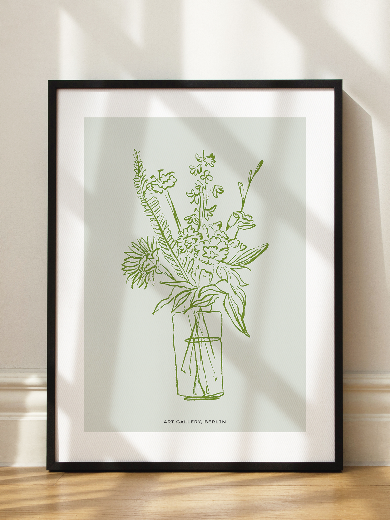 Berlin Flower Poster