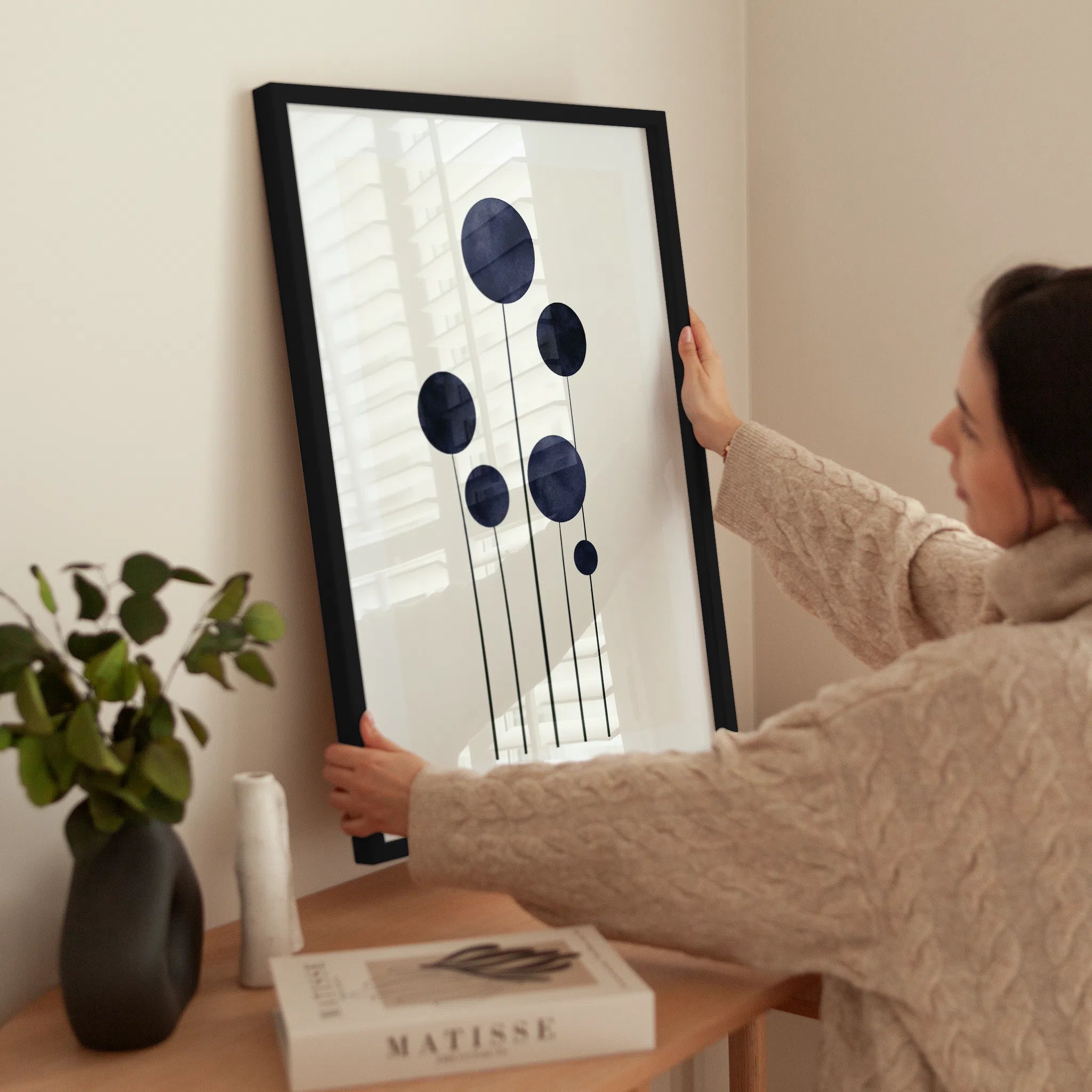 Berry Simplicity No2 wird aufgehängt