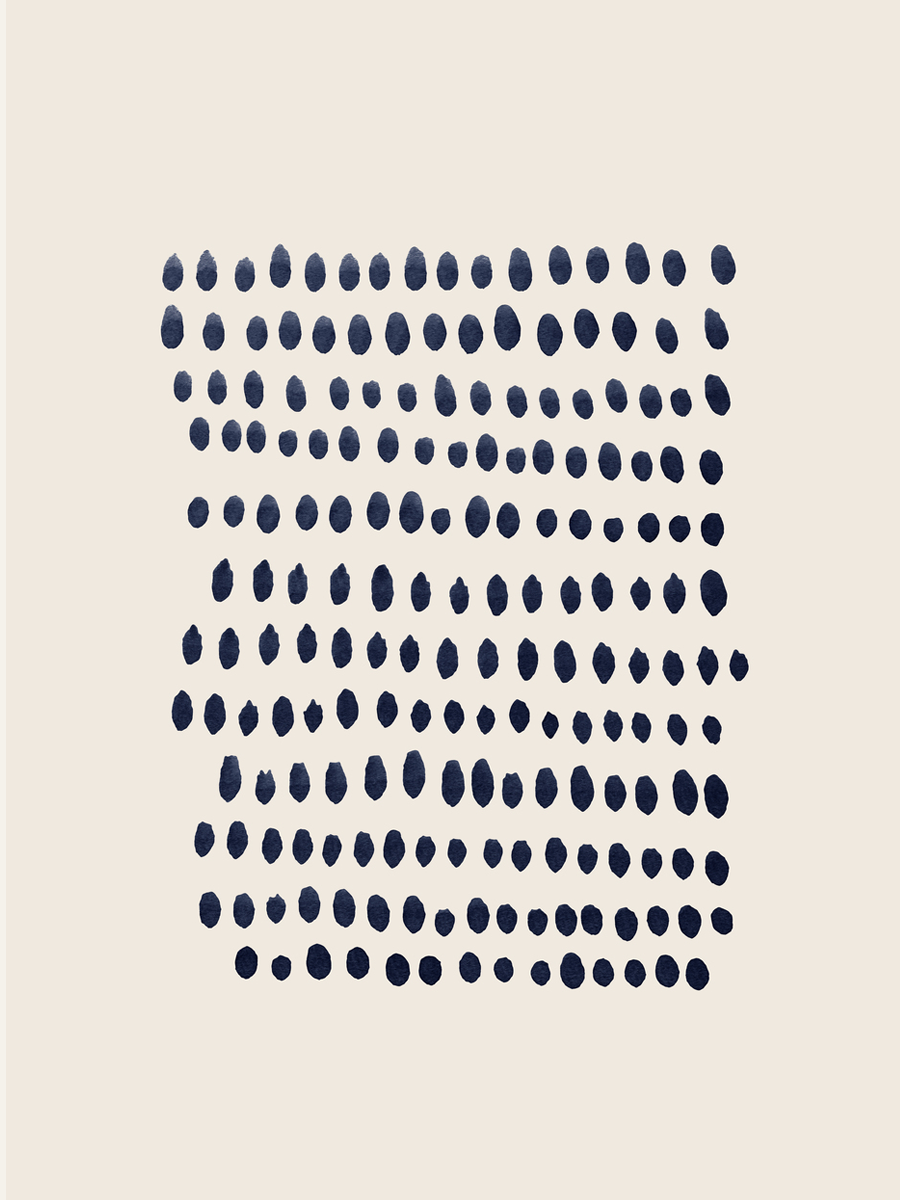 Black Strokes Poster