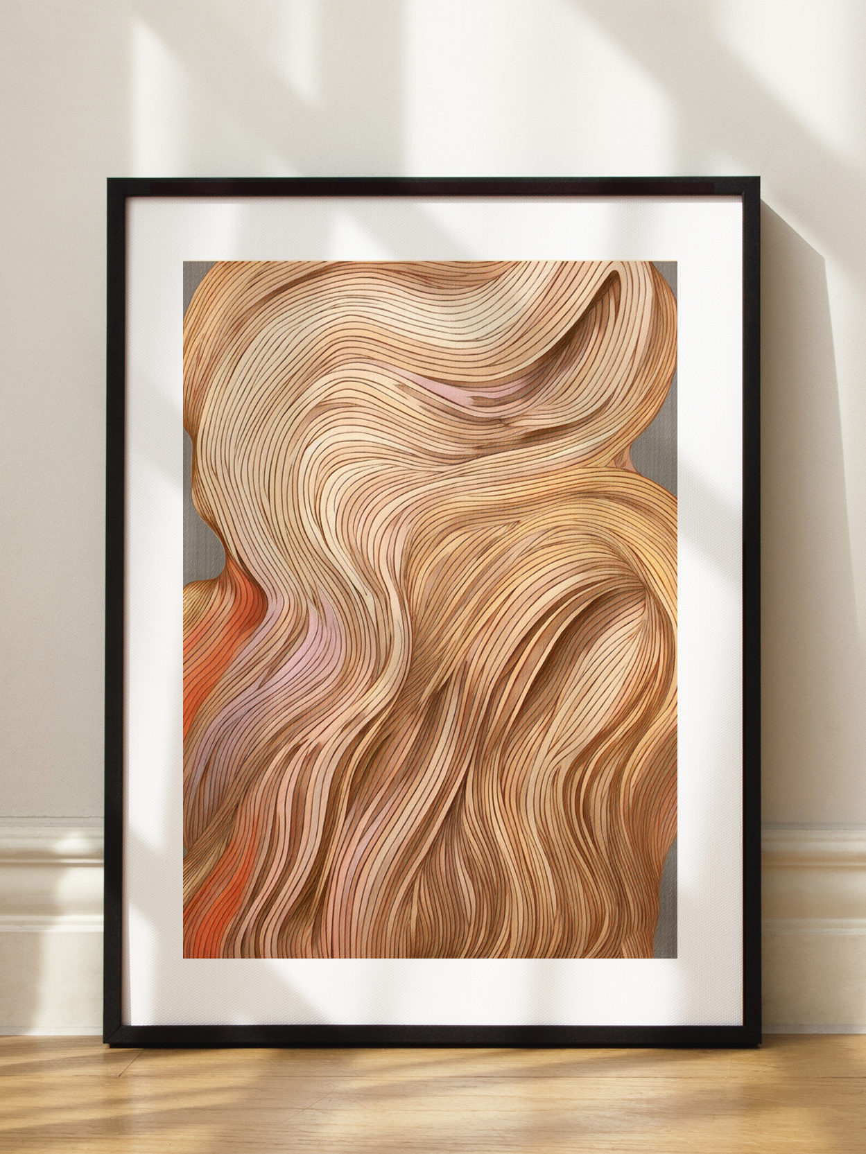 Blonde Hair Poster