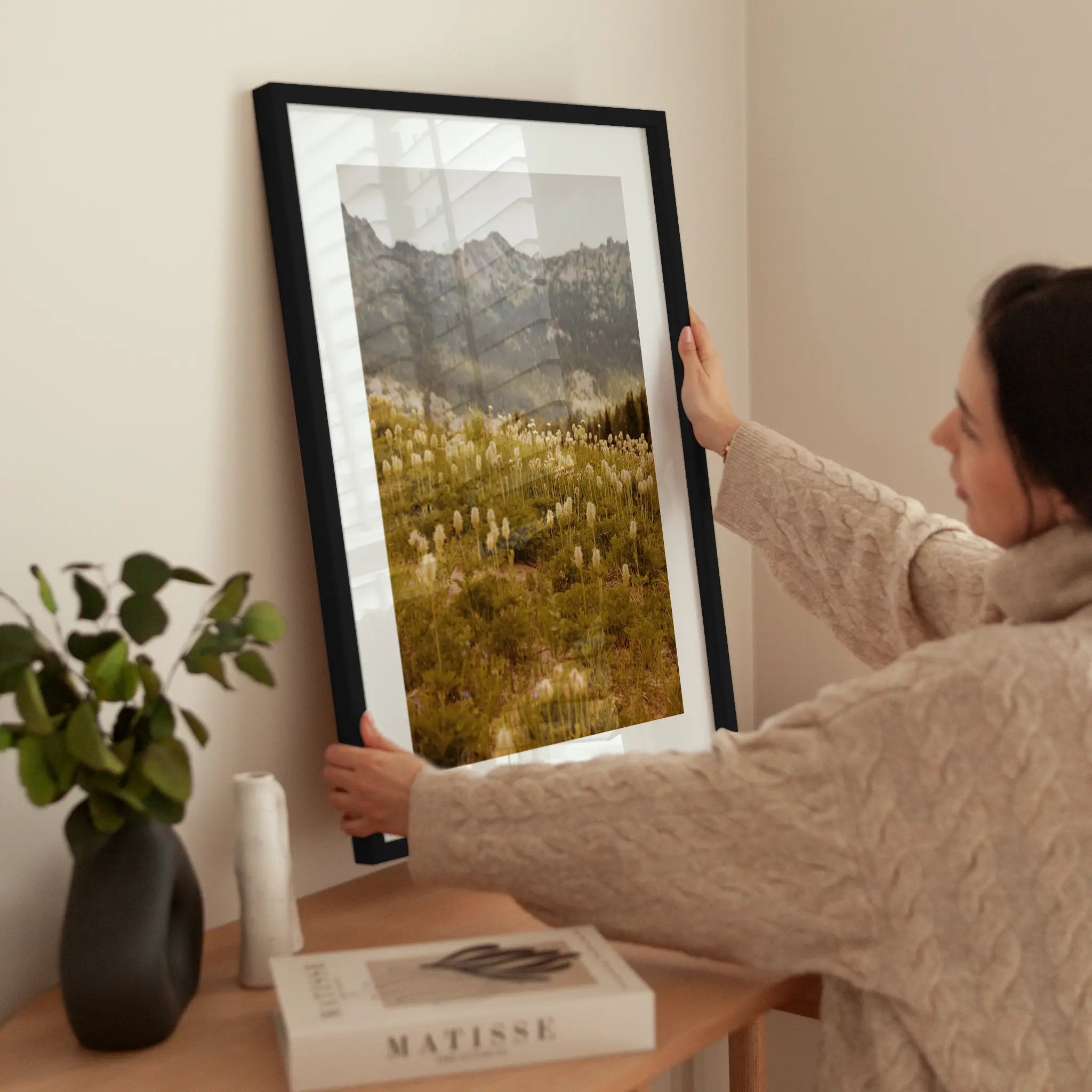 Blossom Field wird aufgehängt