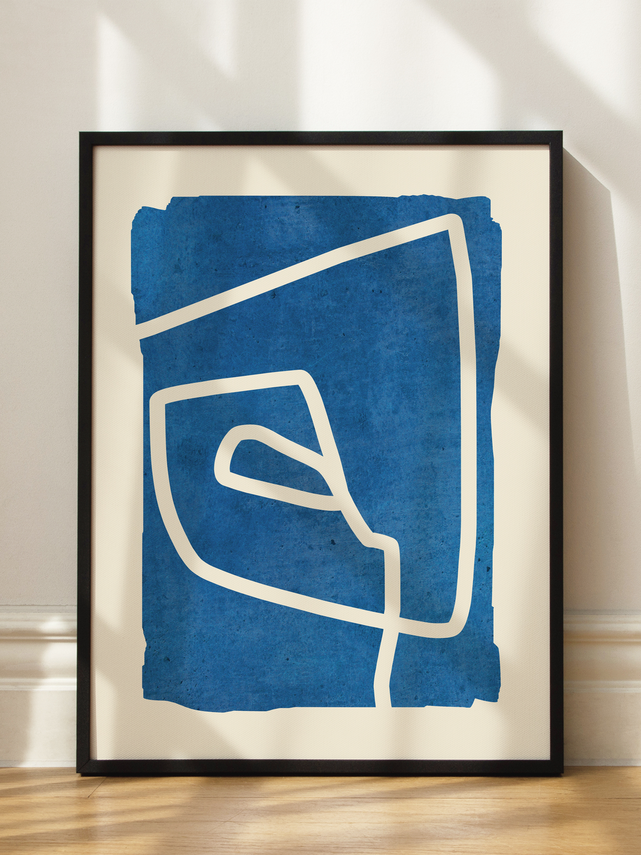 Blue Abstract Poster