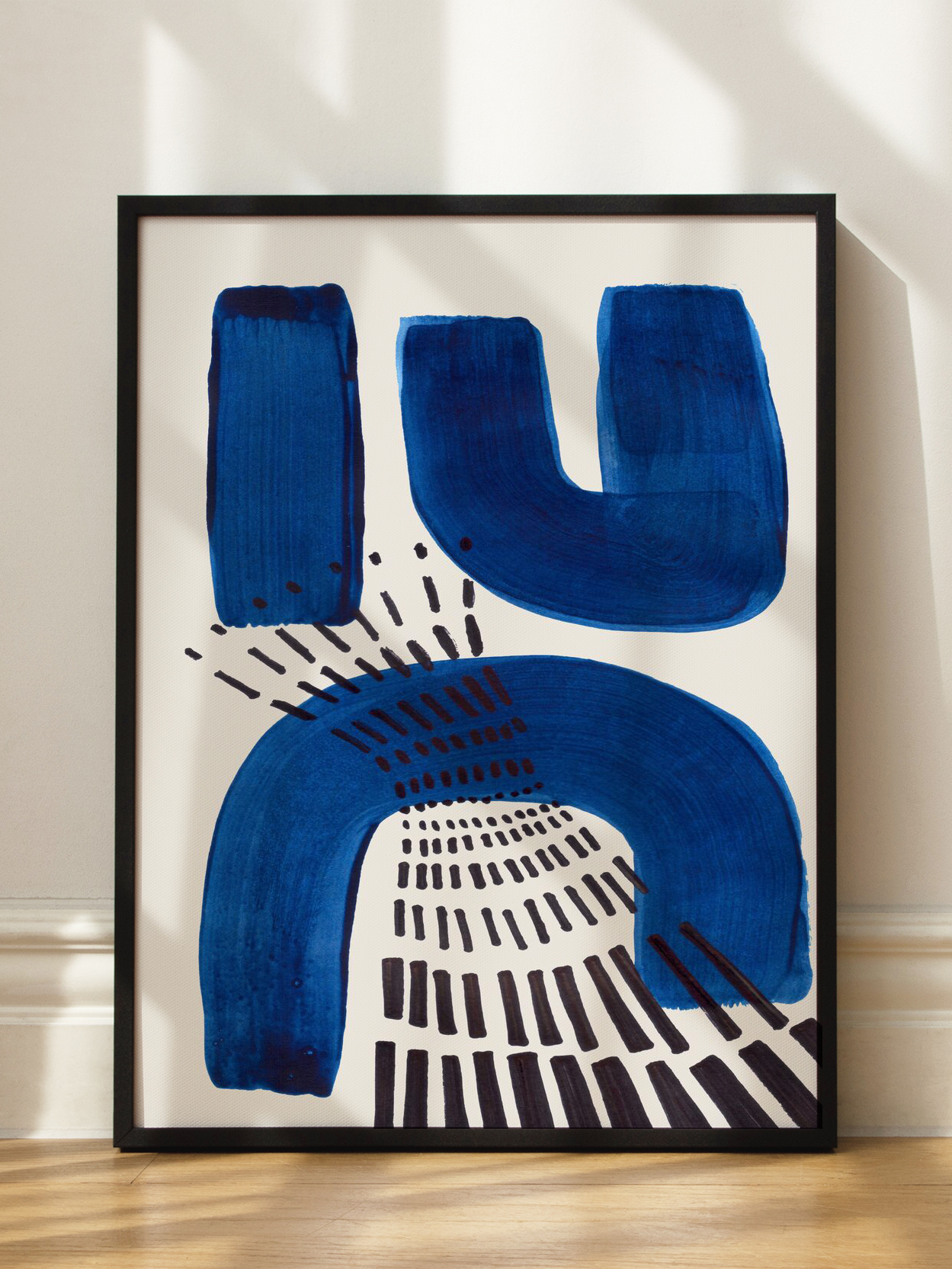 Blue Arches Poster