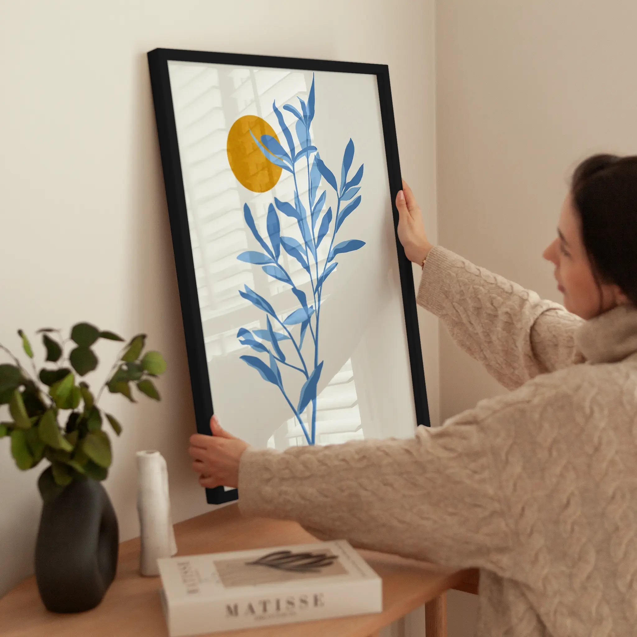 Blue Branch wird aufgehängt
