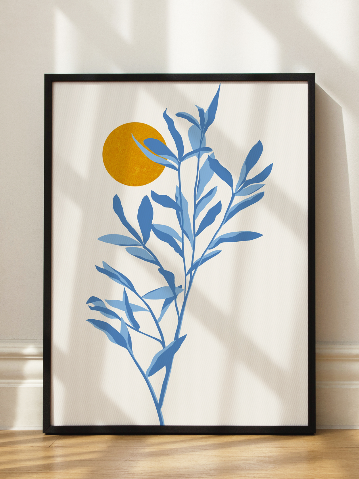 Blue Branch Poster