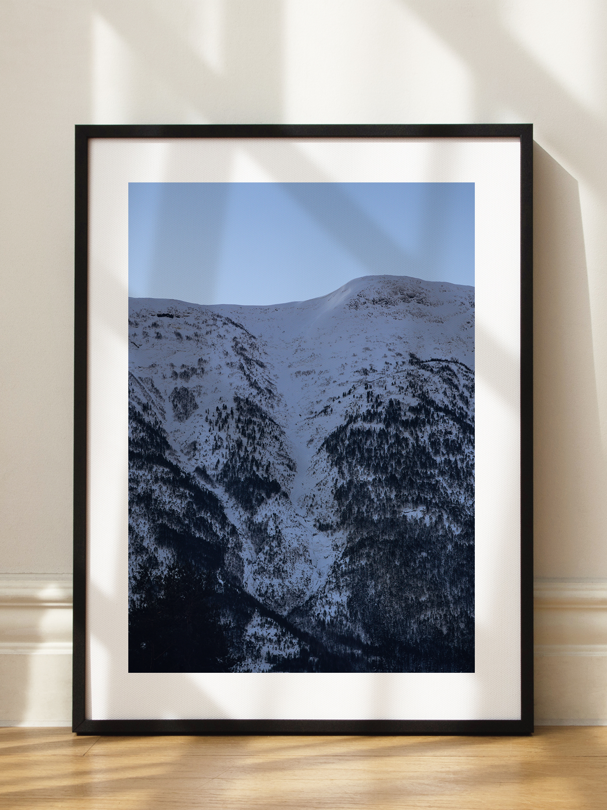 Blue Sky Mountain No2 Poster