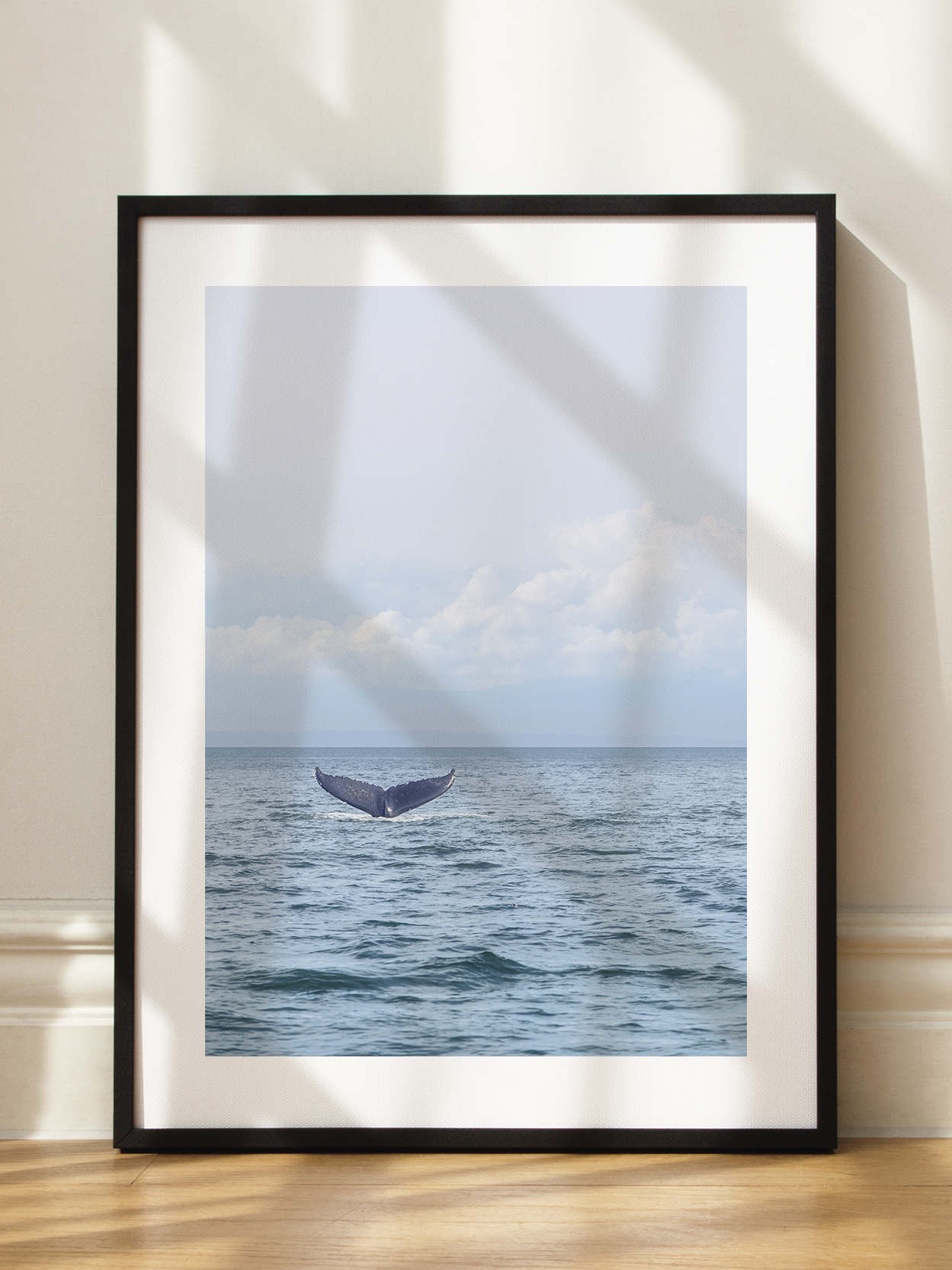 Blue Whale in Daylight Poster