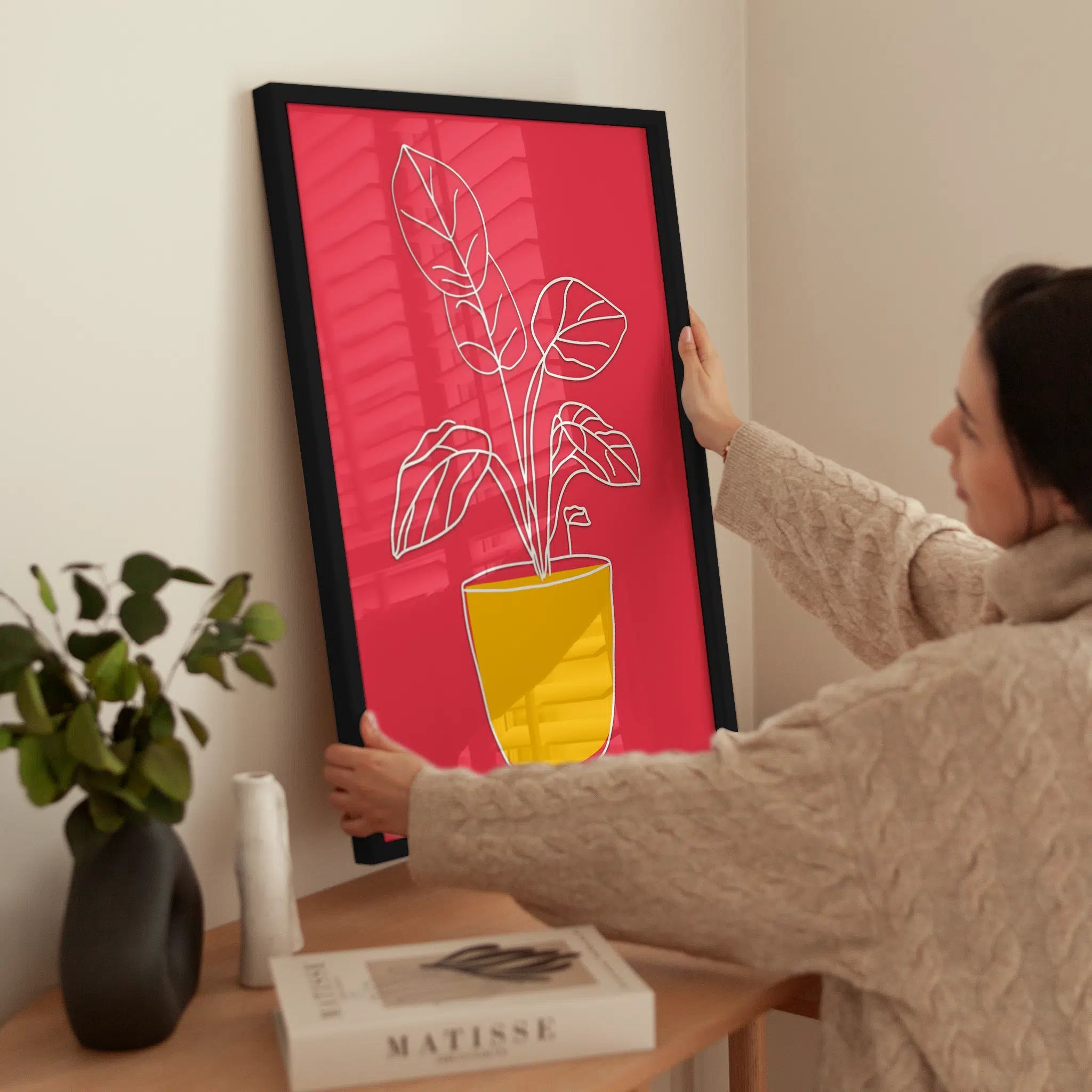 Bold Botanical wird aufgehängt