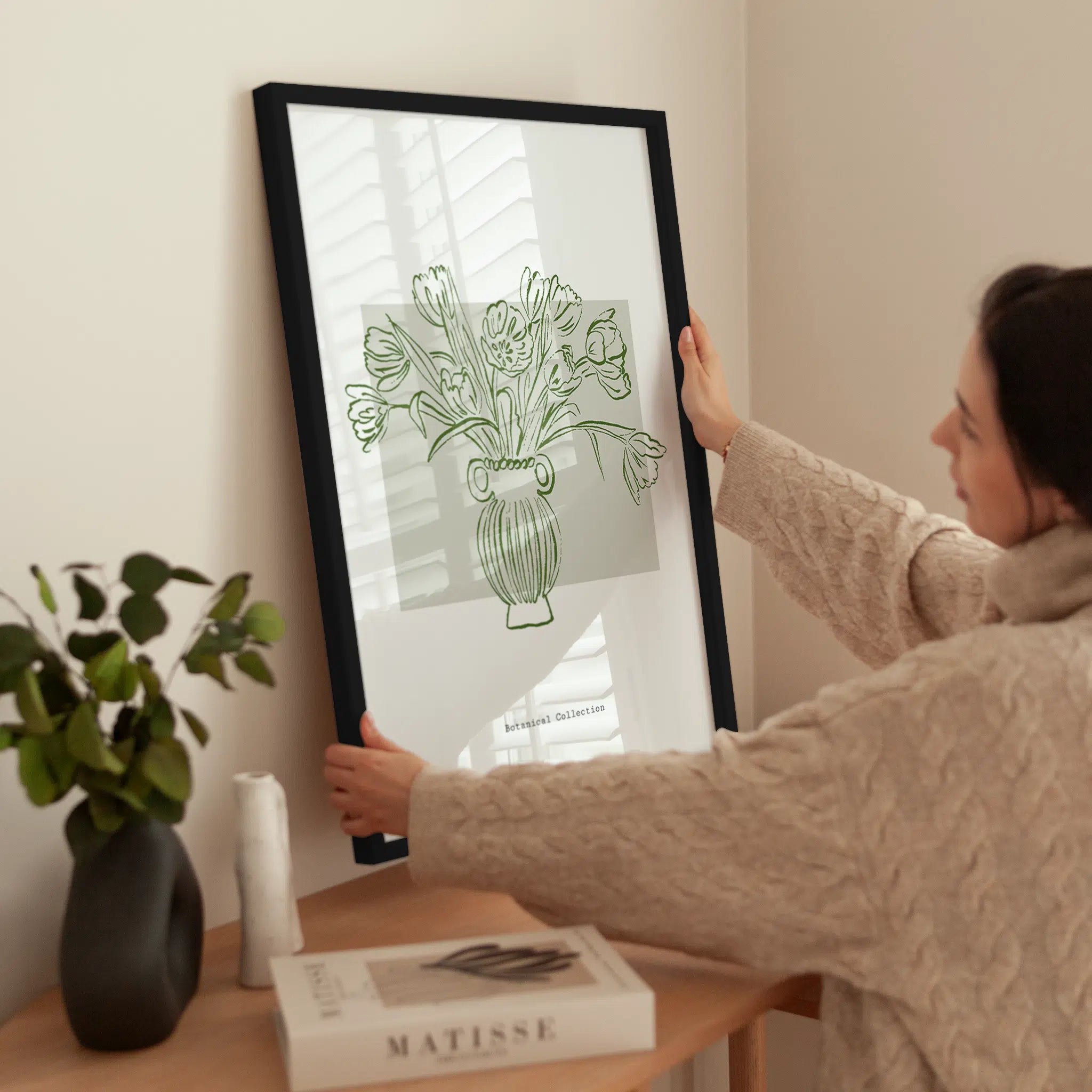 Botanical Collection wird aufgehängt
