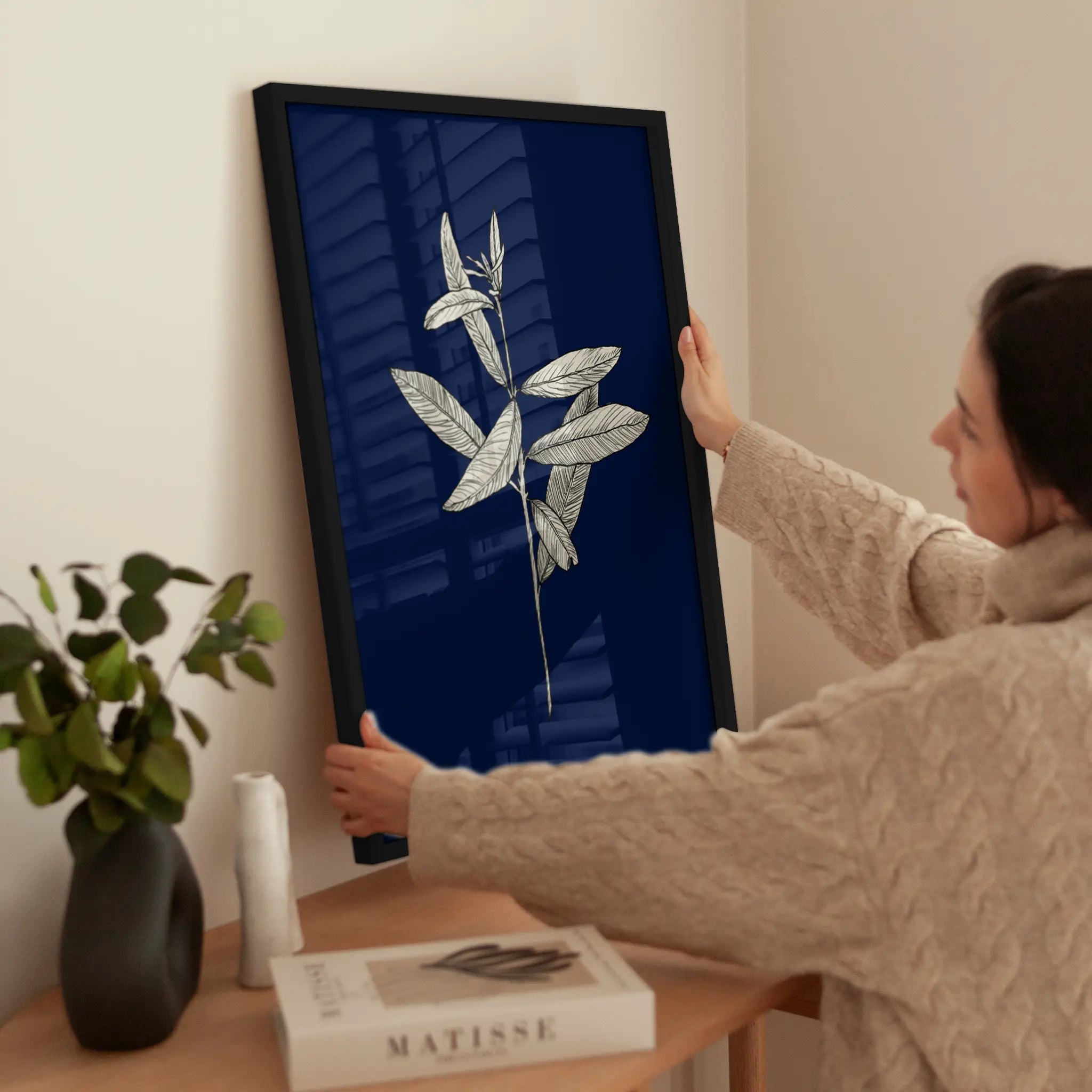 Botanical Plant wird aufgehängt