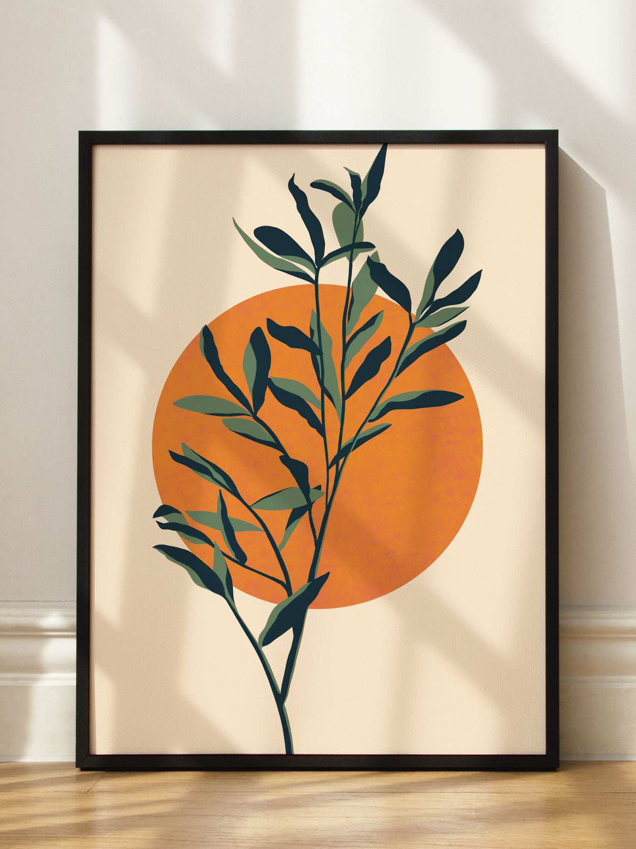 Botanical Sun Poster
