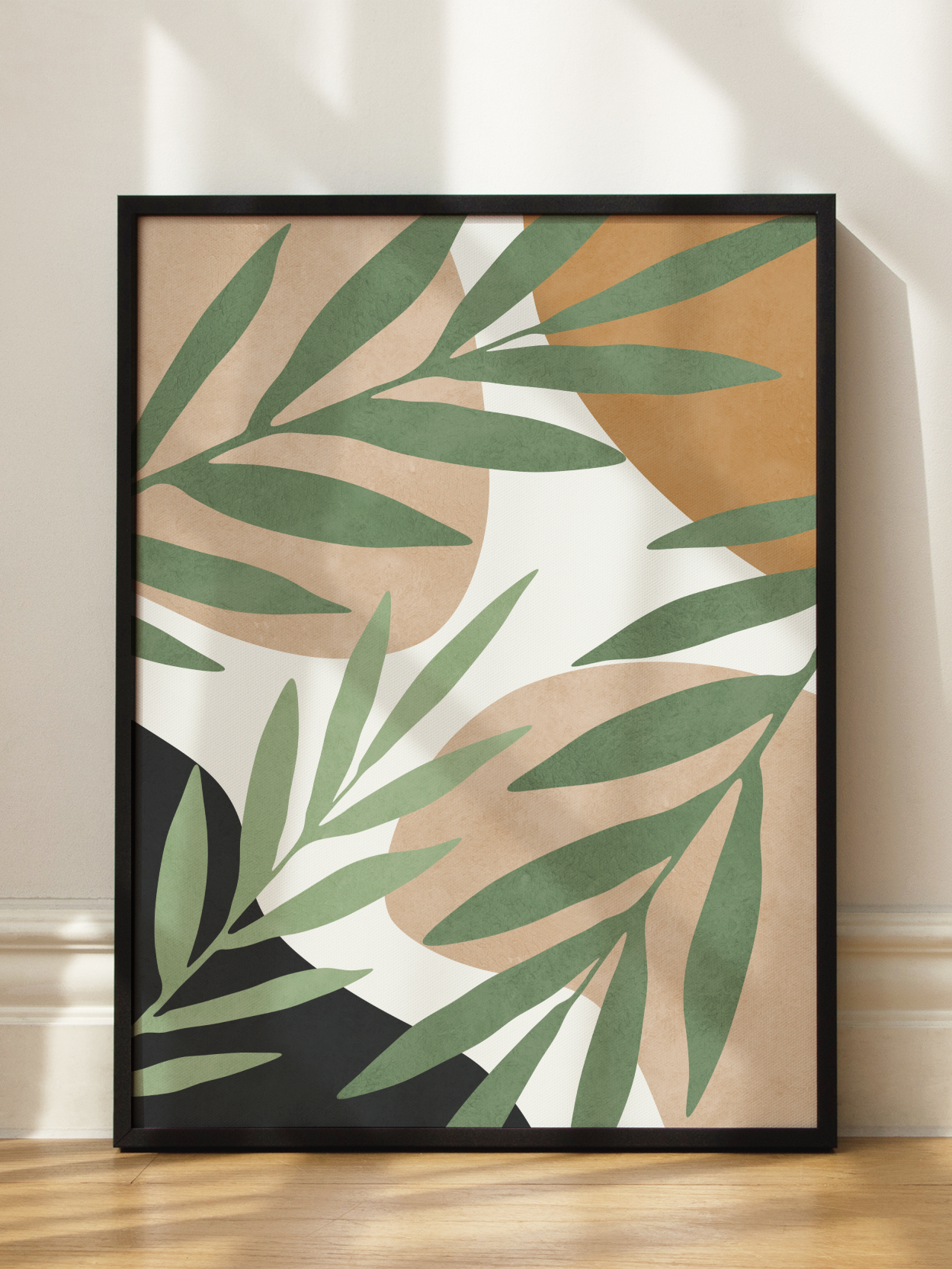 Botanics and Shapes Poster