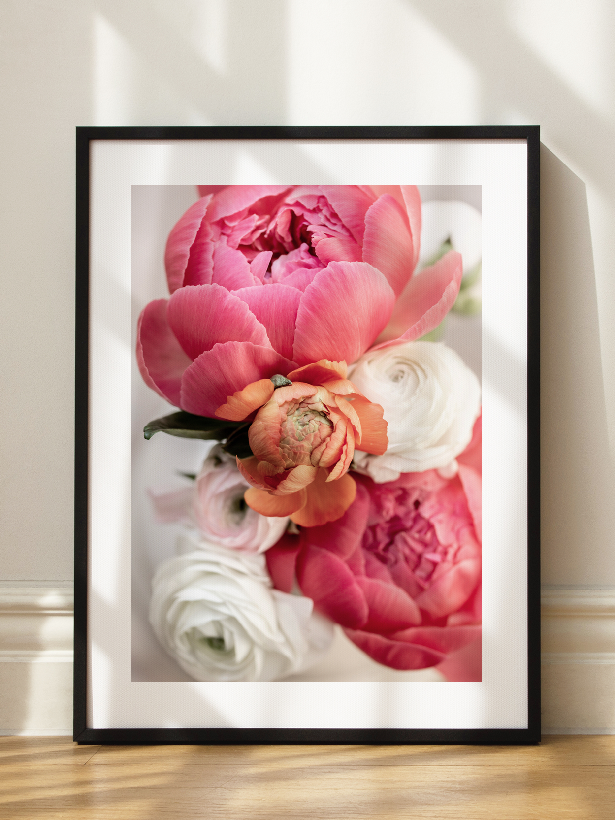 Bouquet of Peonies Poster