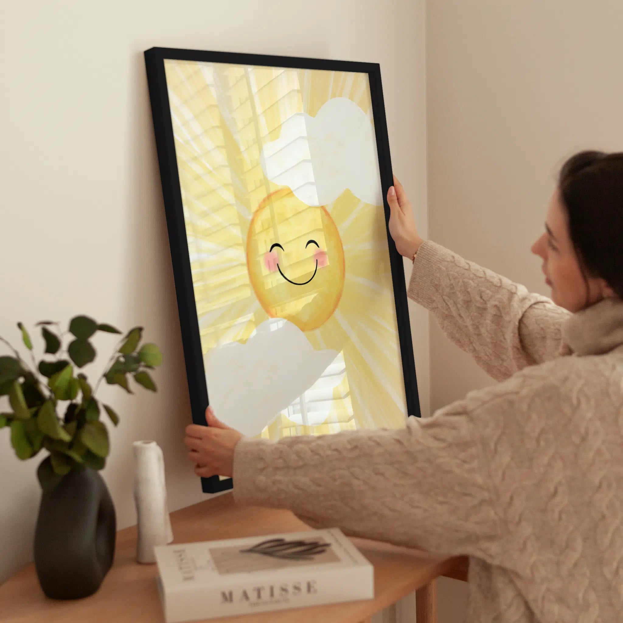 Bright Sunny Day wird aufgehängt