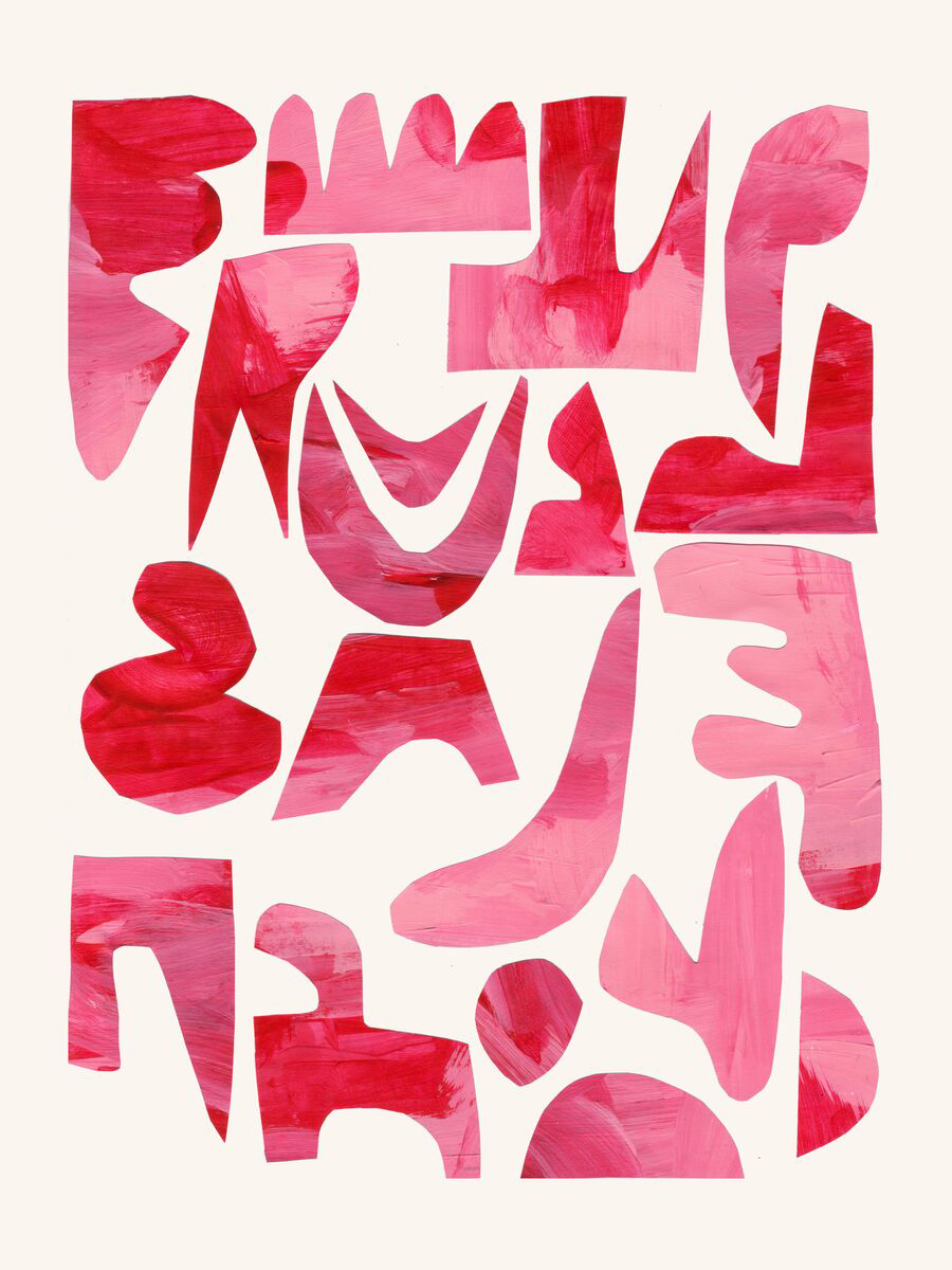 Bright Shapes Poster