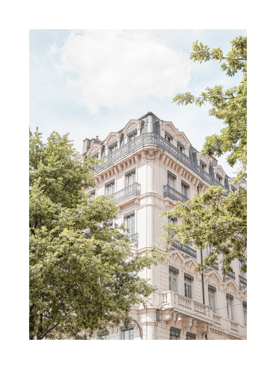 Building in Lyon Poster