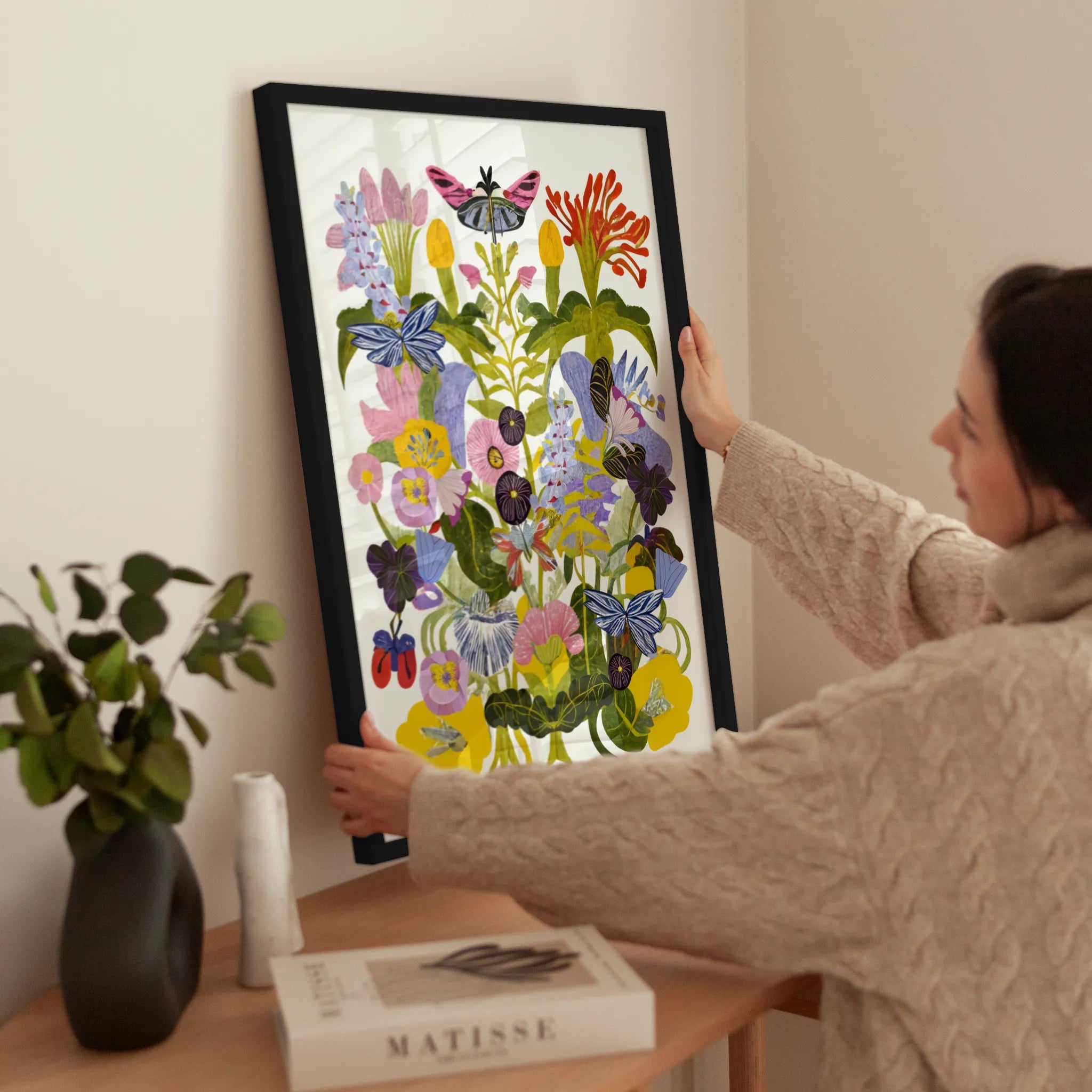 Butterfly Garden wird aufgehängt