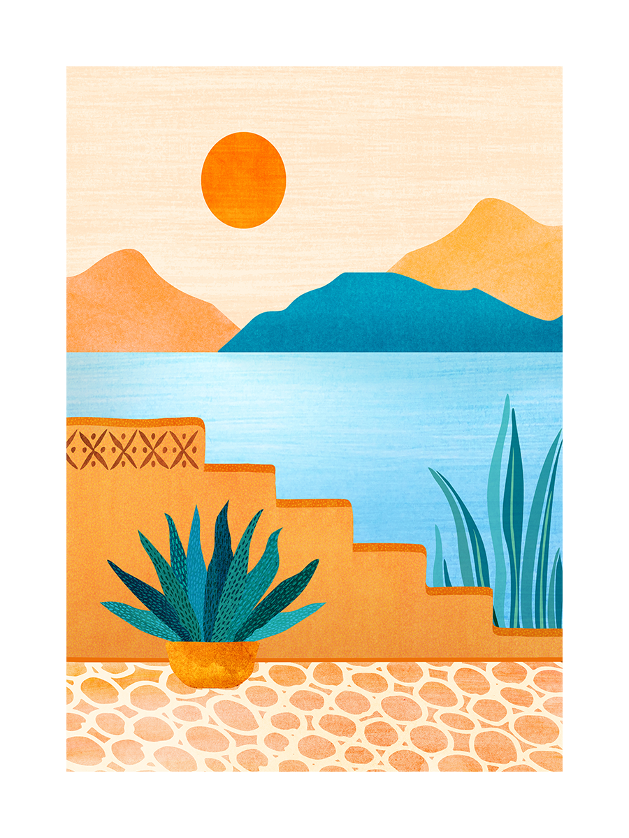 By the Lake Poster