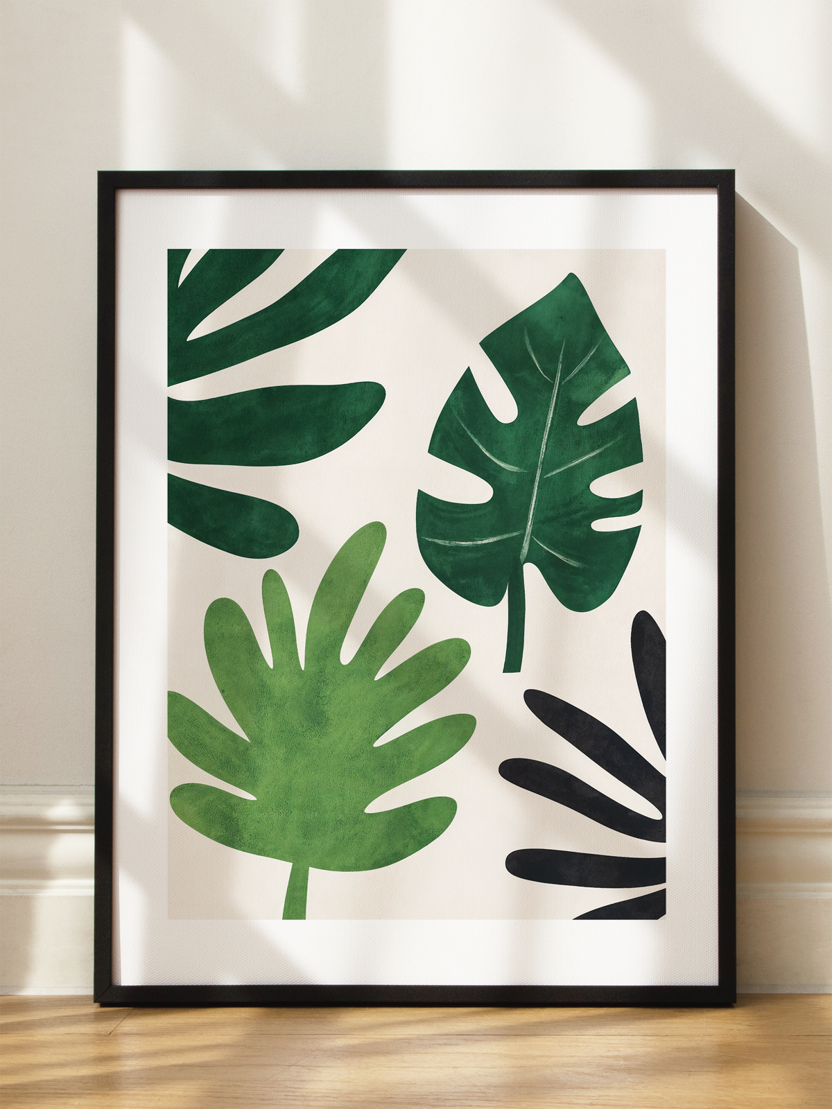 Tropical Silhouettes Poster