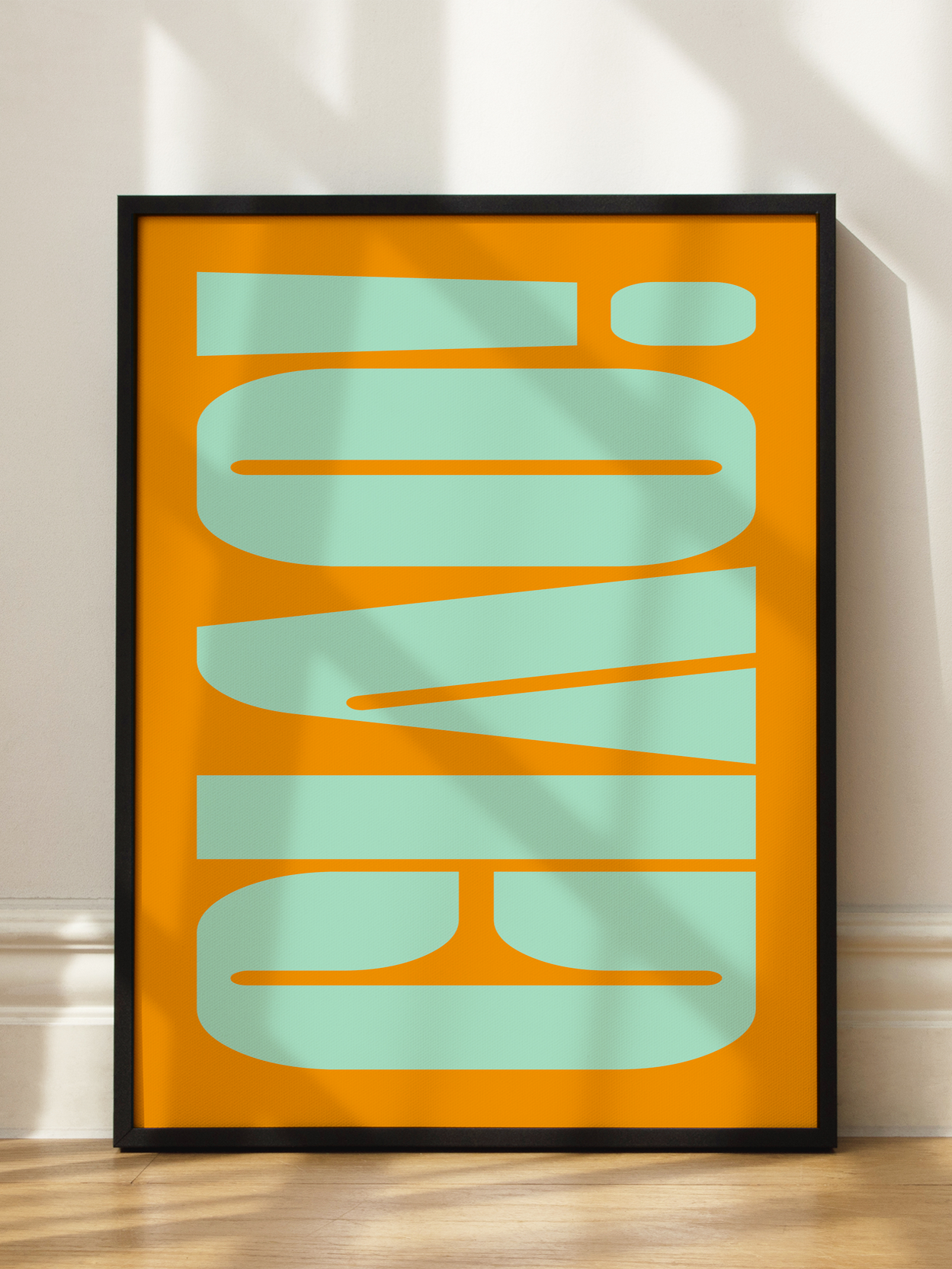 Ciao Green Poster
