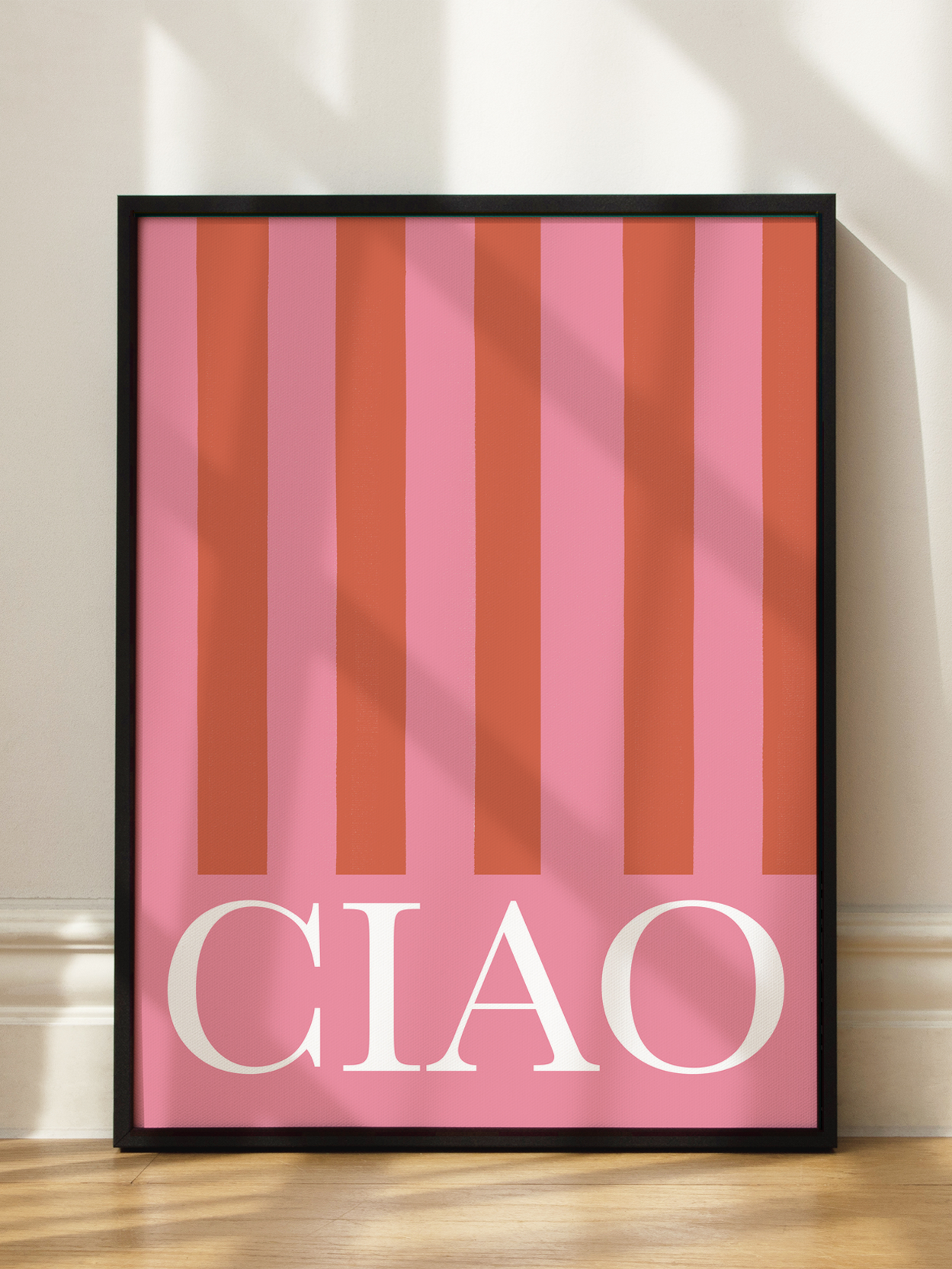 Ciao Stripes Poster