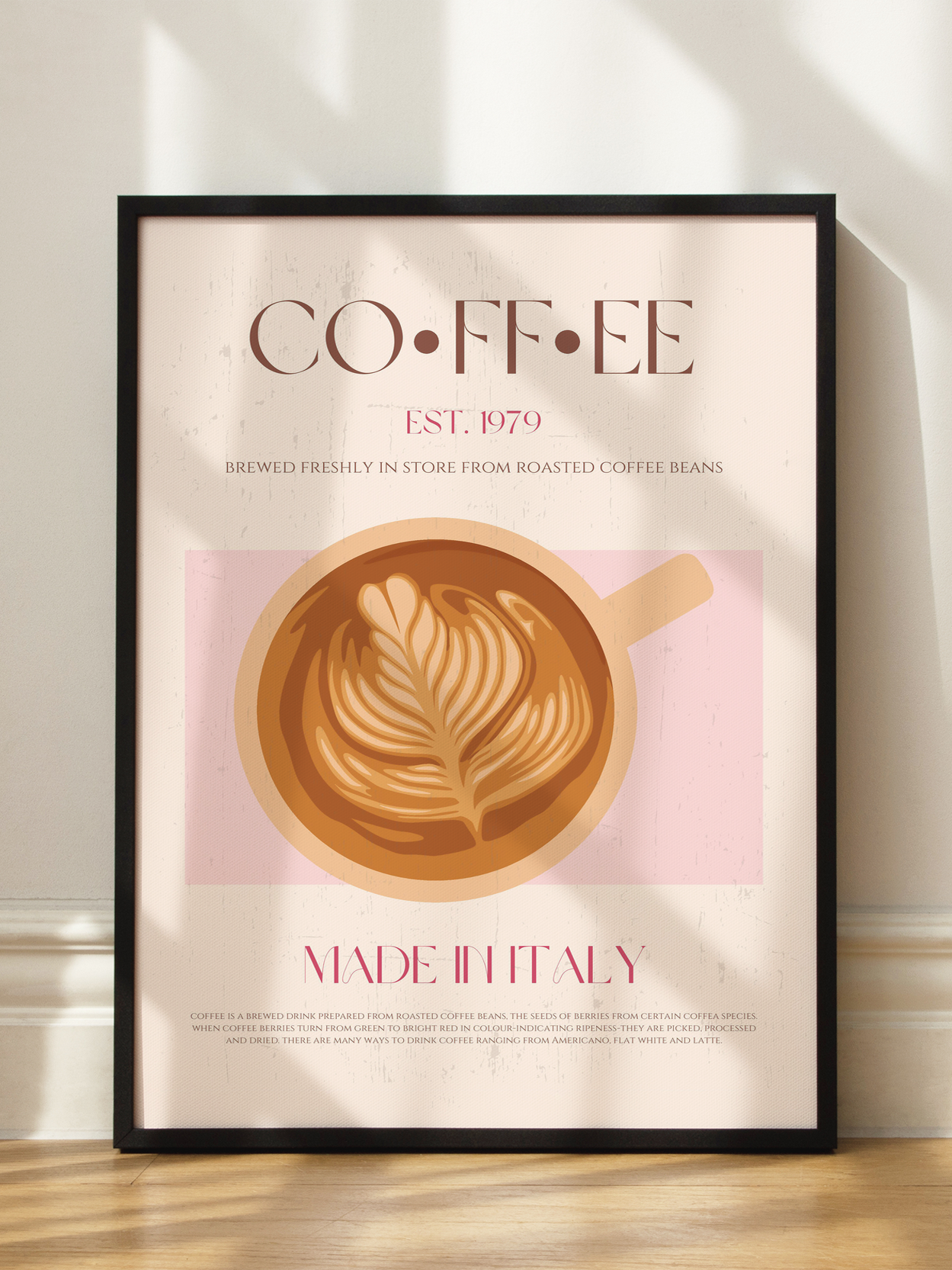 Coffee Made in Italy Poster
