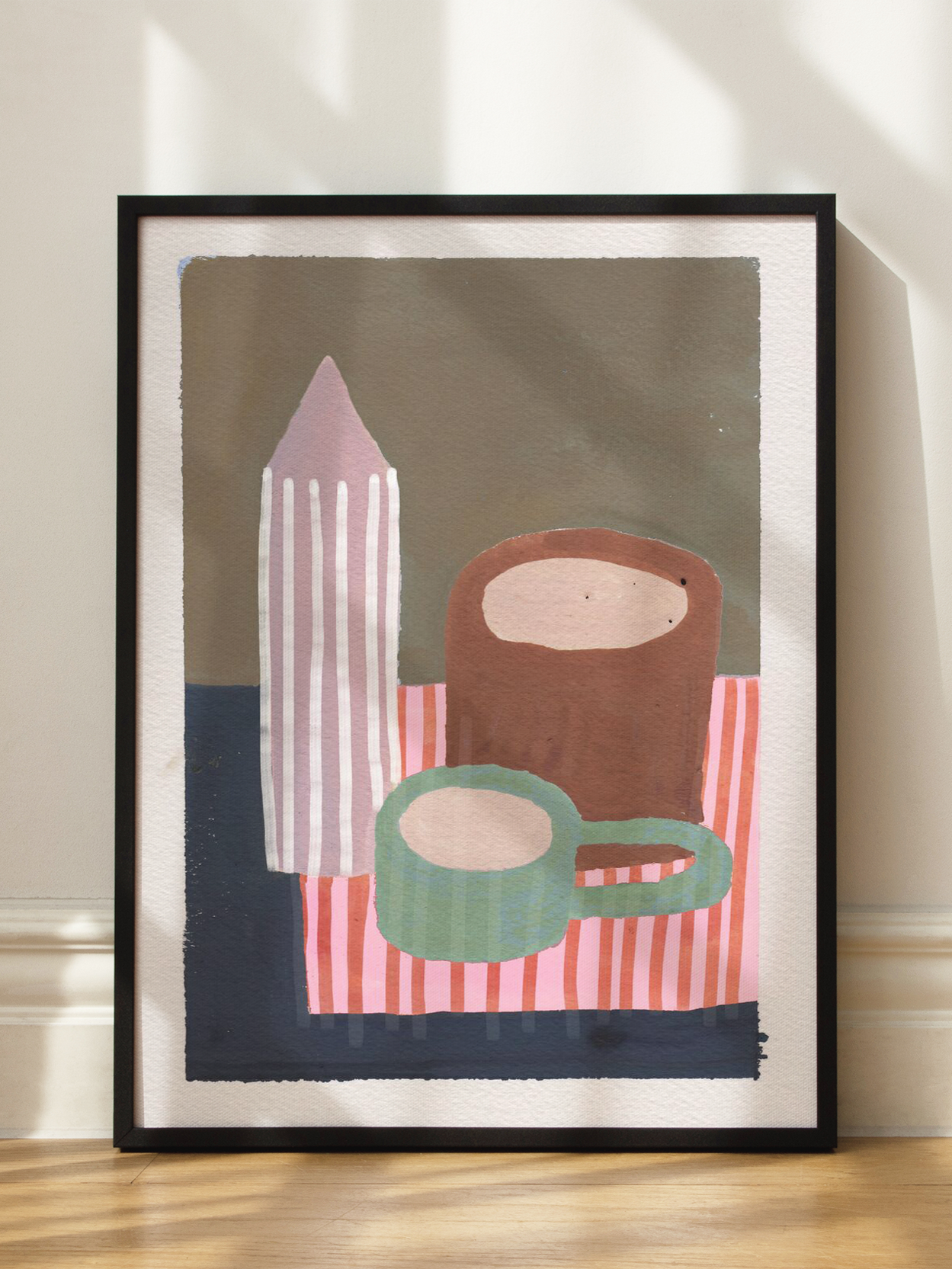 Coffee and Candle Poster