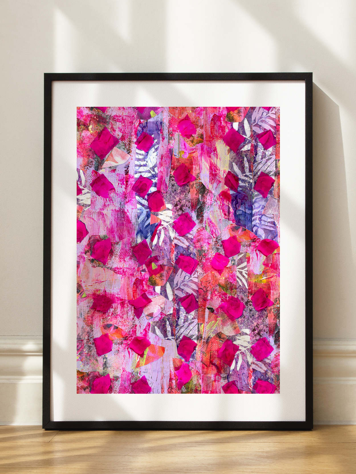 Collage Painting Poster