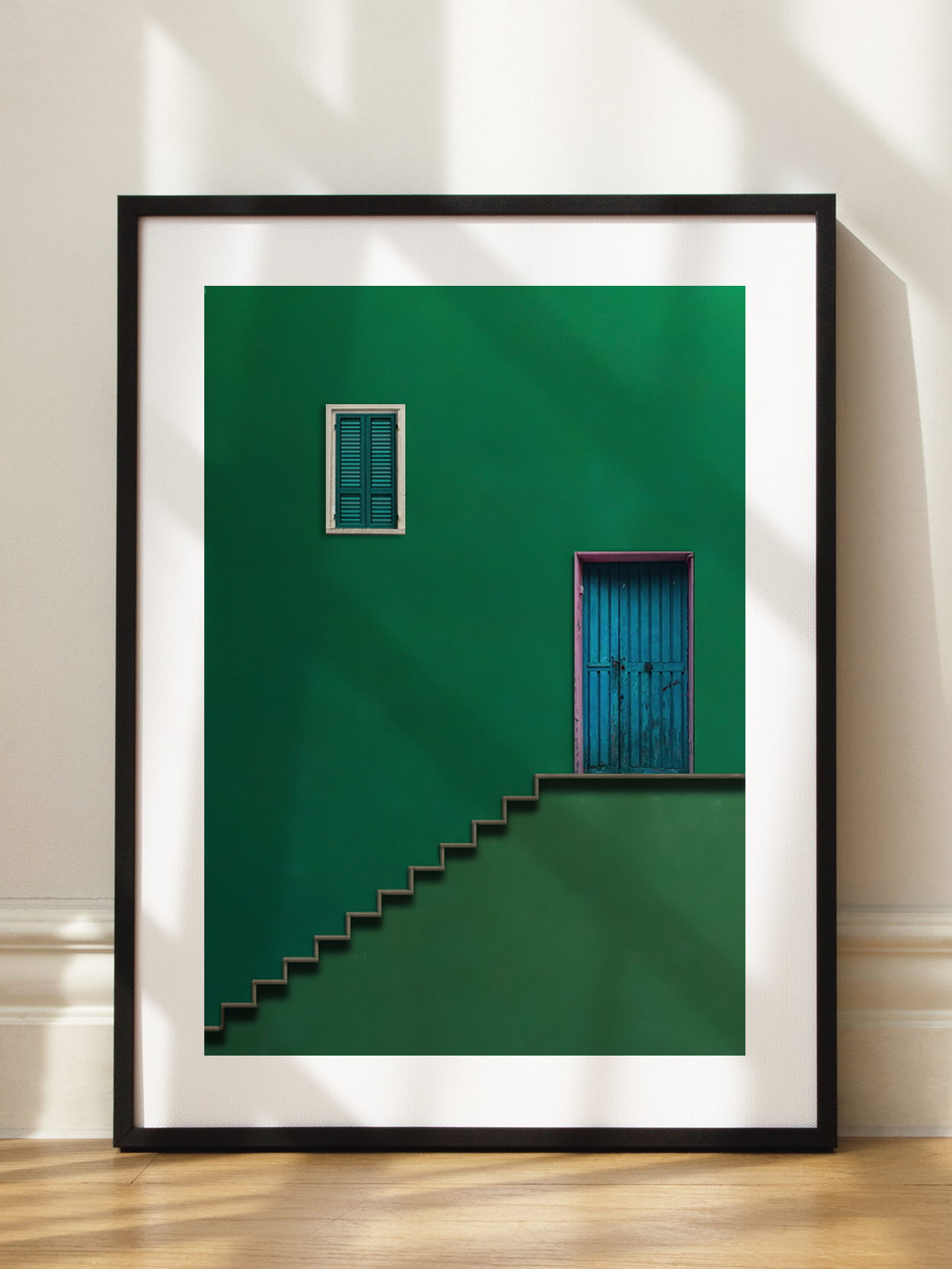 Colorful Building Poster