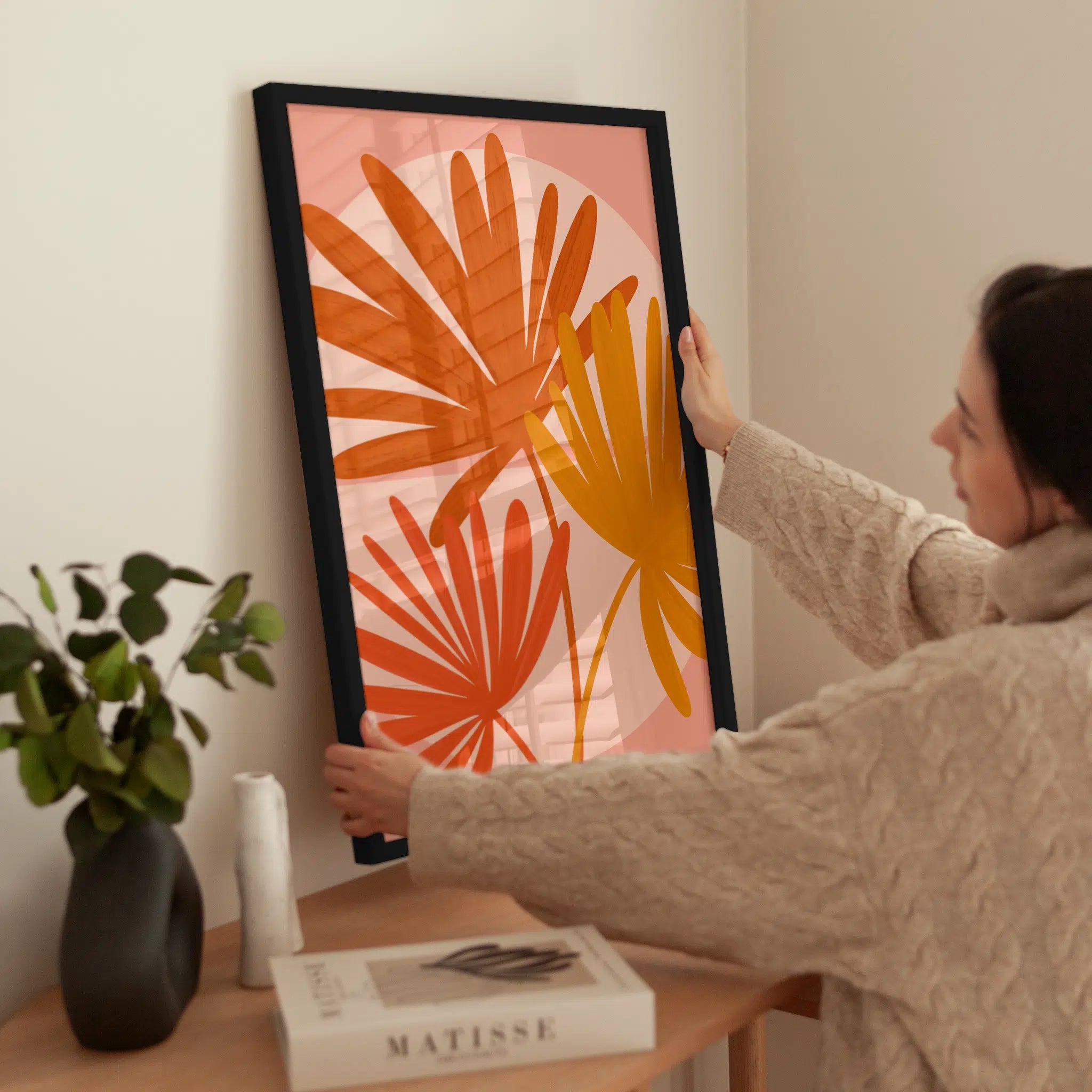 Colorful Fan wird aufgehängt