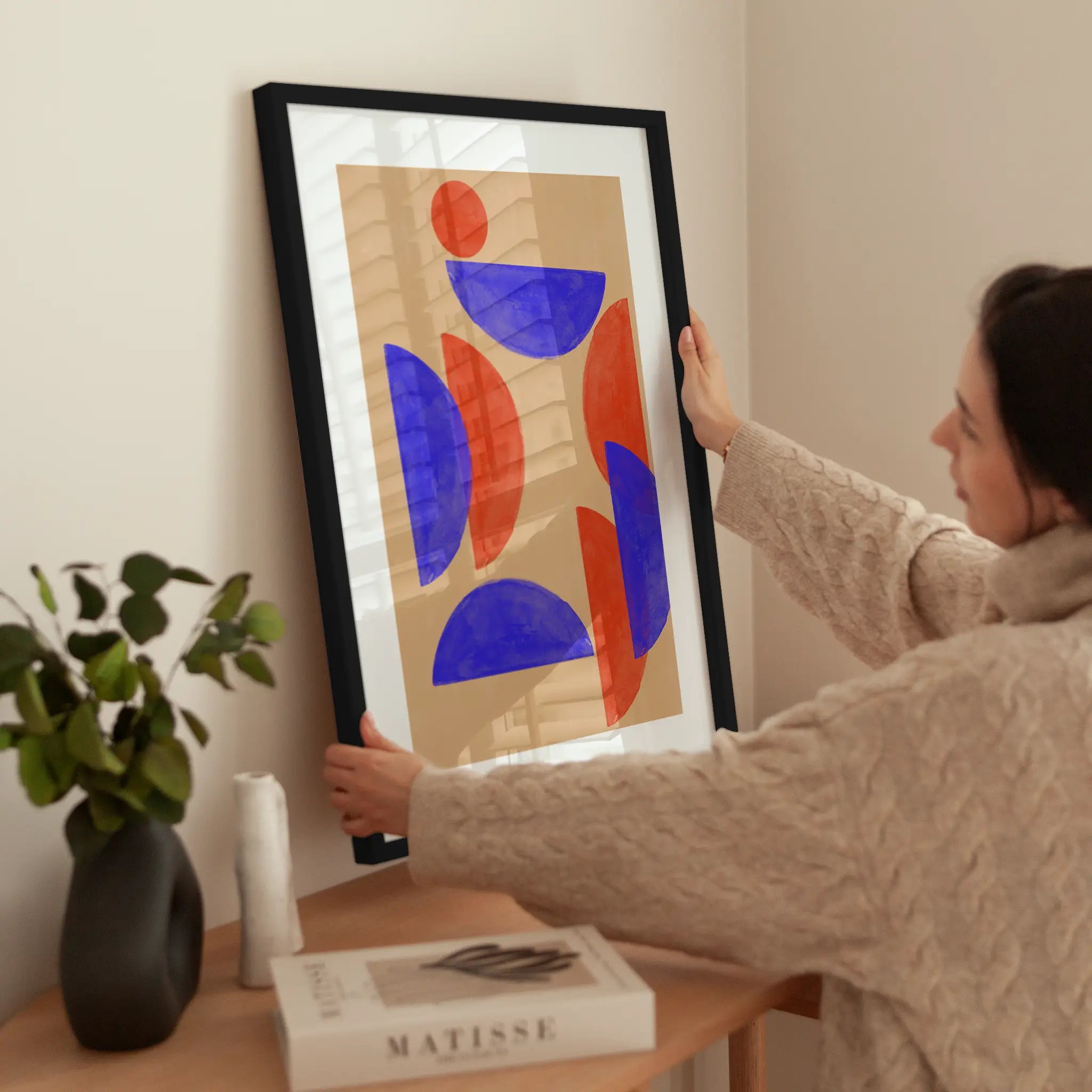 Colorful Graphic No2 wird aufgehängt