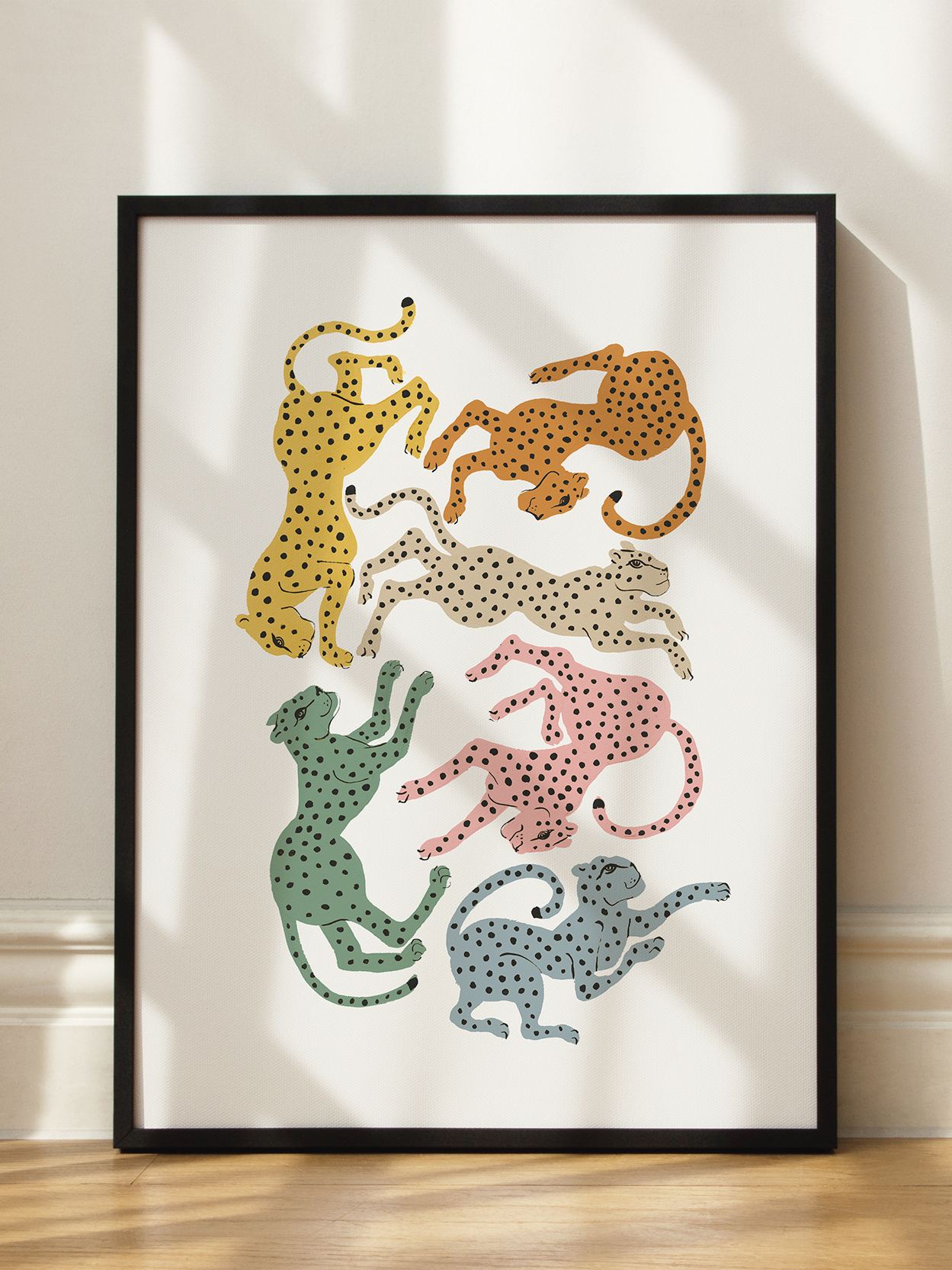 Colorful Leopards