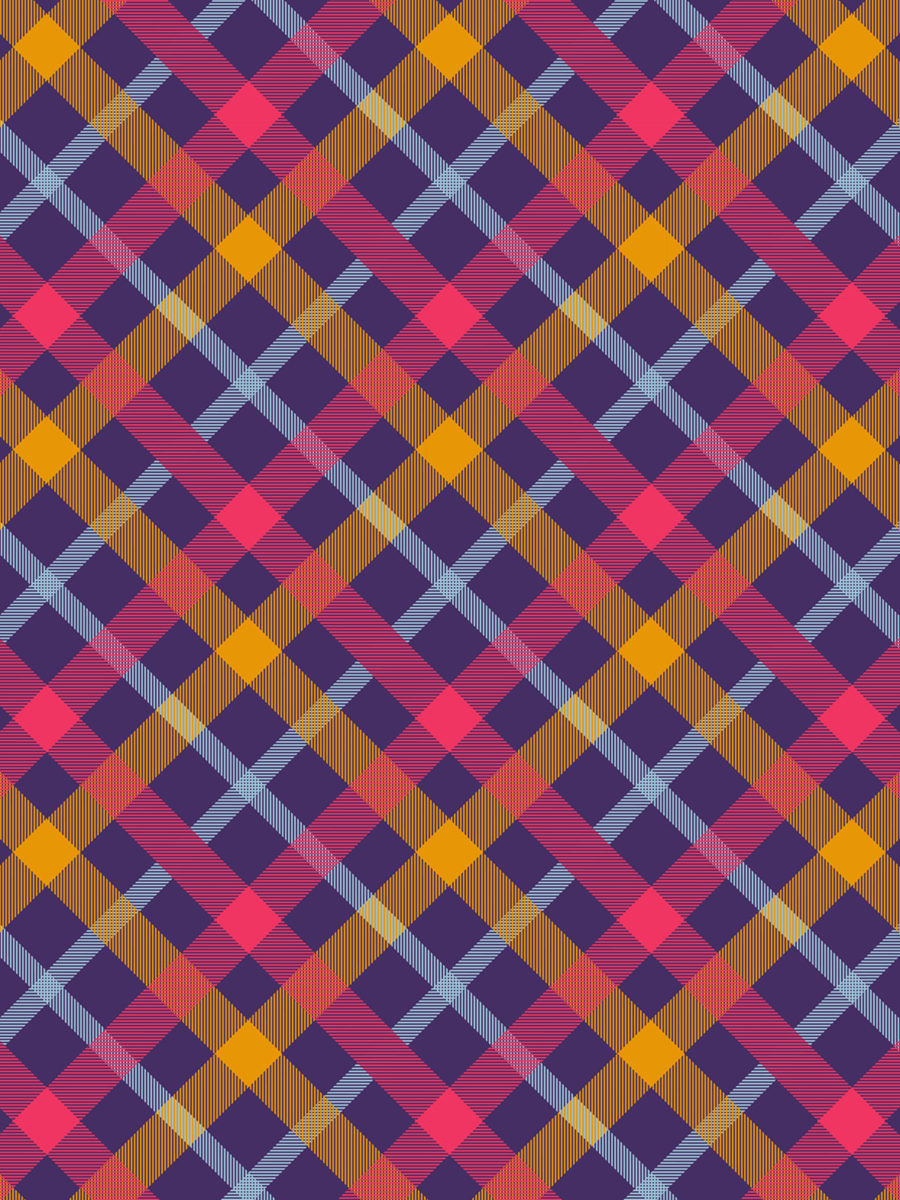 Colorful Plaid Poster