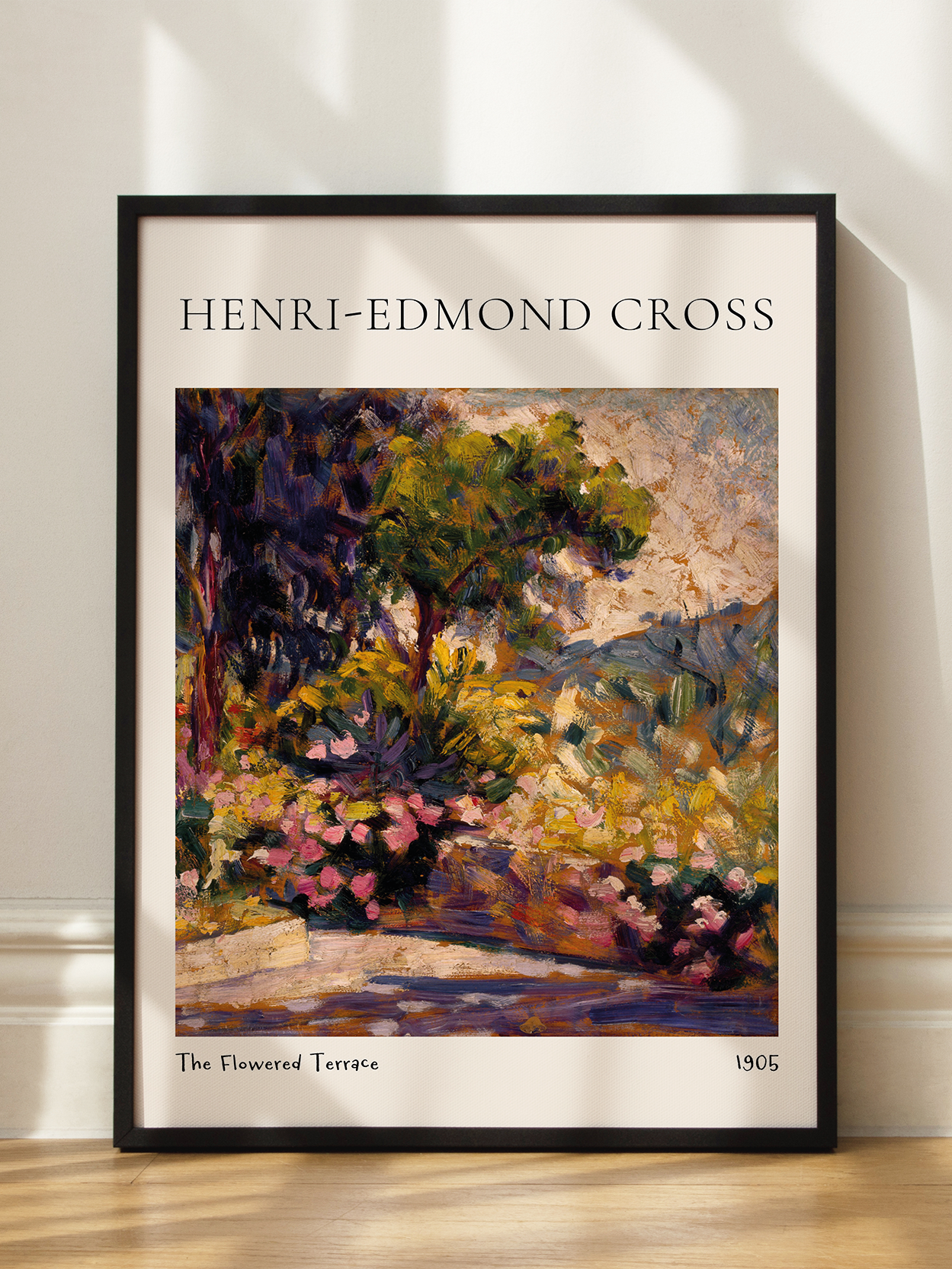 Cross — The Flowered Terrace Poster