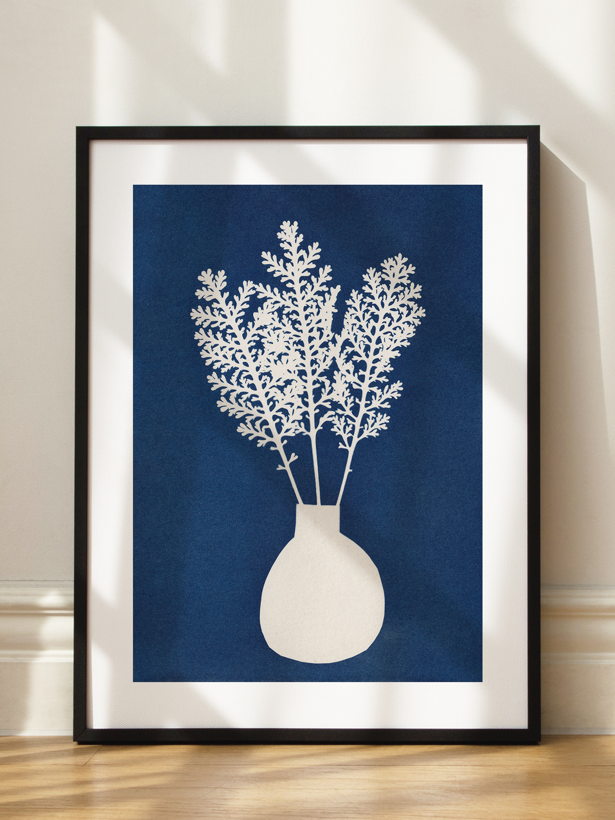 Cyanotype Botanical Poster
