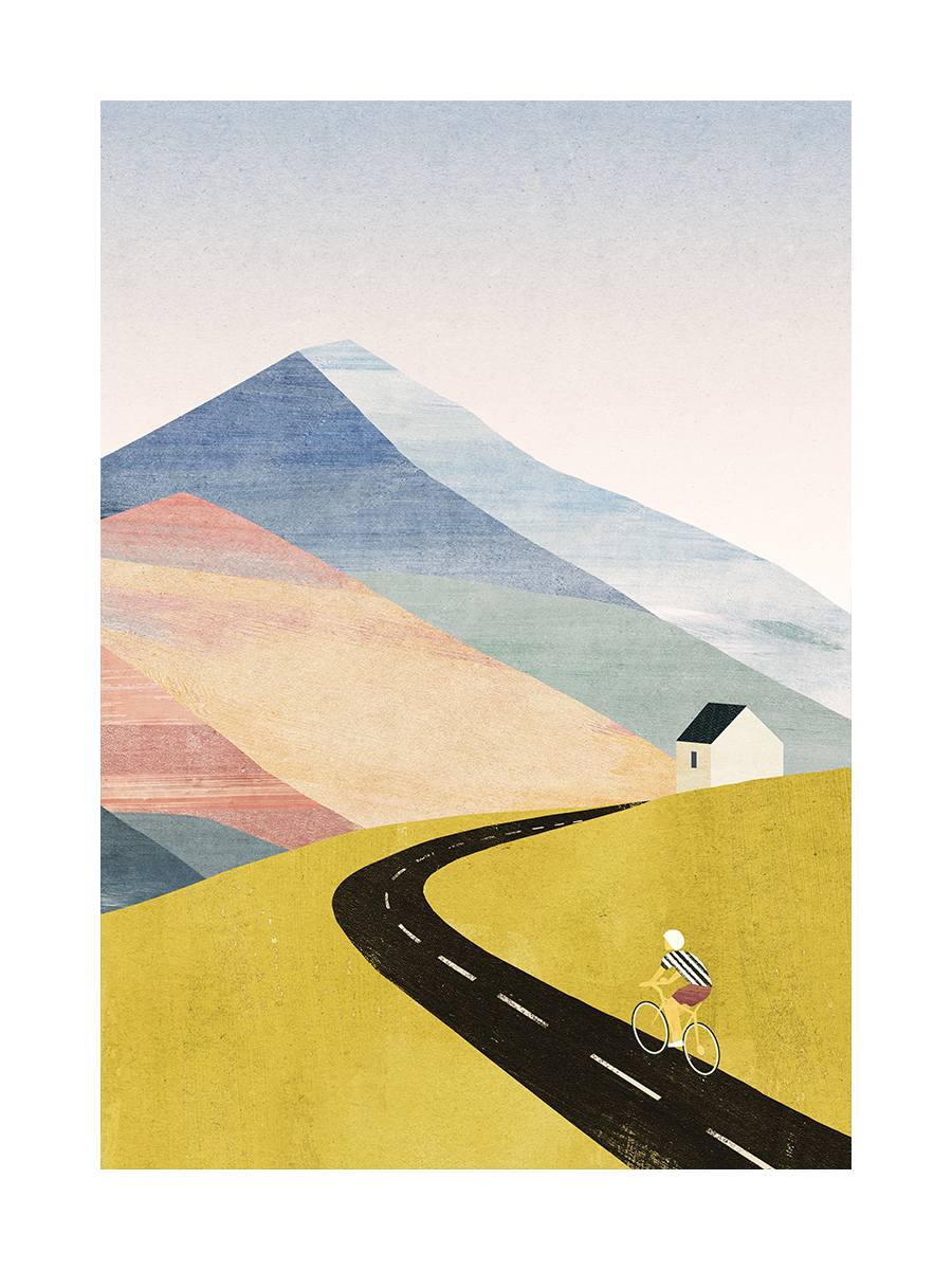 Cycling Home Poster