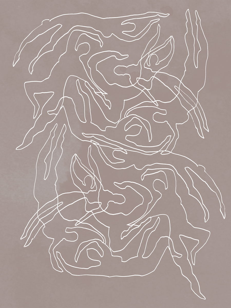 Dancing Figures Poster