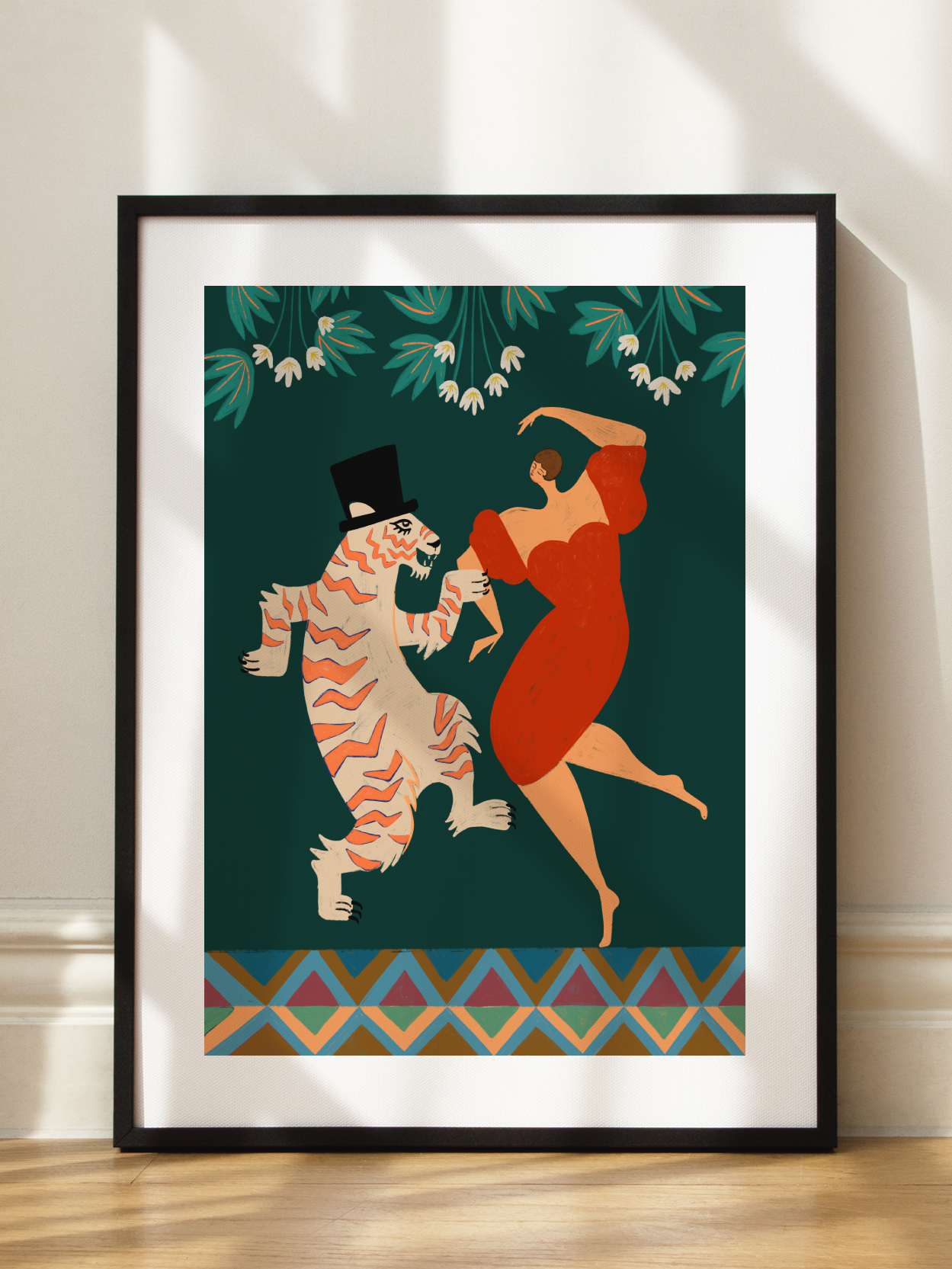 Dancing with a Tiger Poster