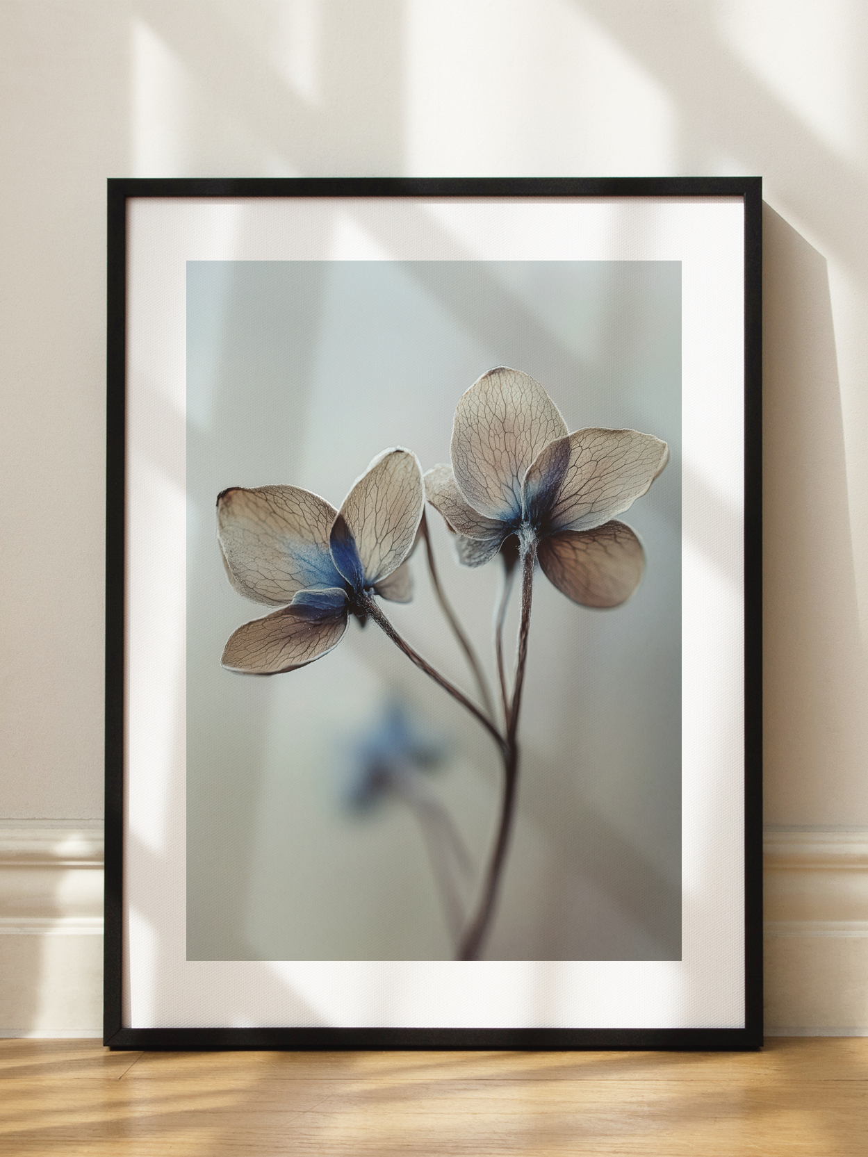 Delicate Blue Flower Poster