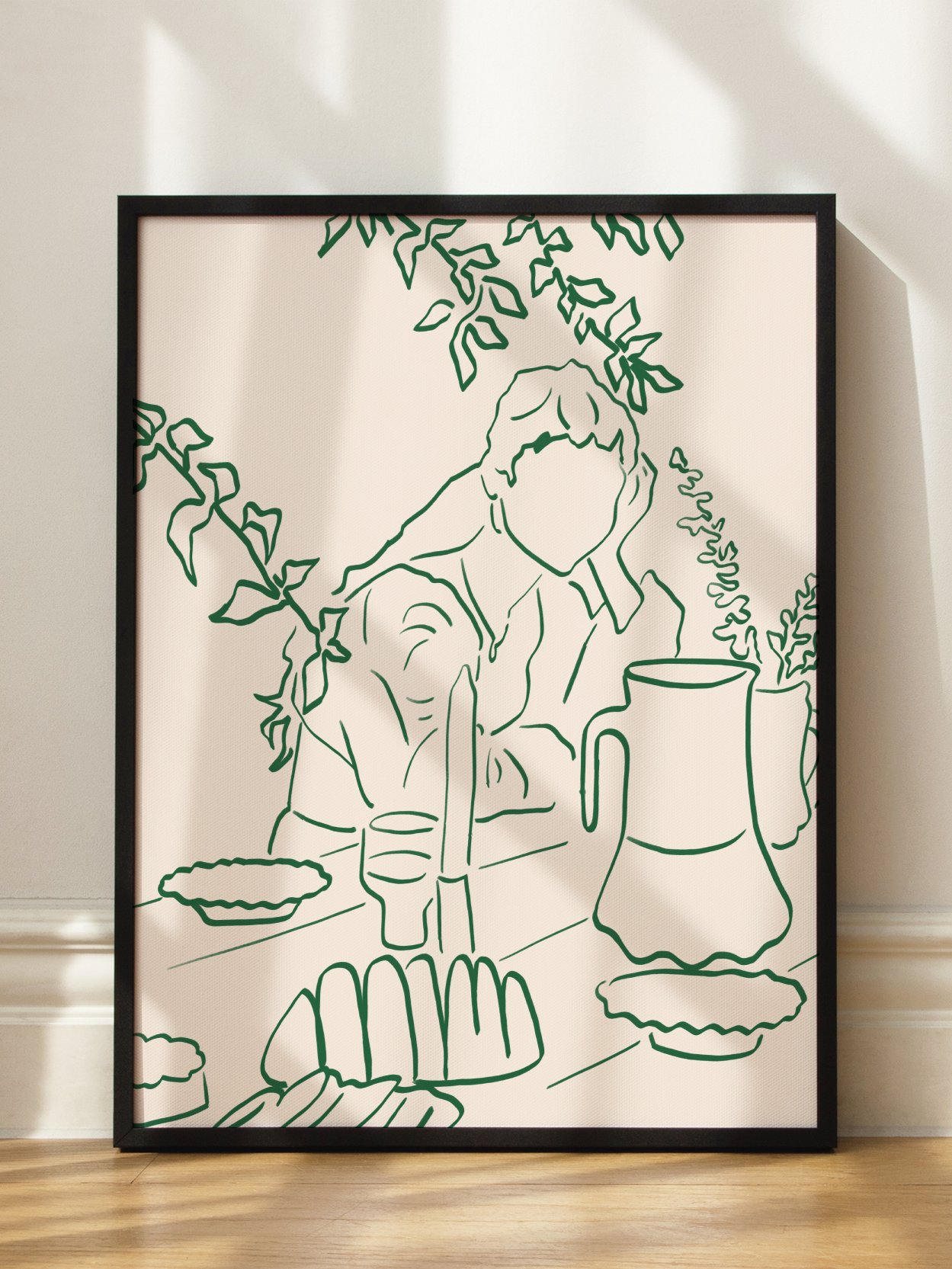Dinner in the Garden Poster