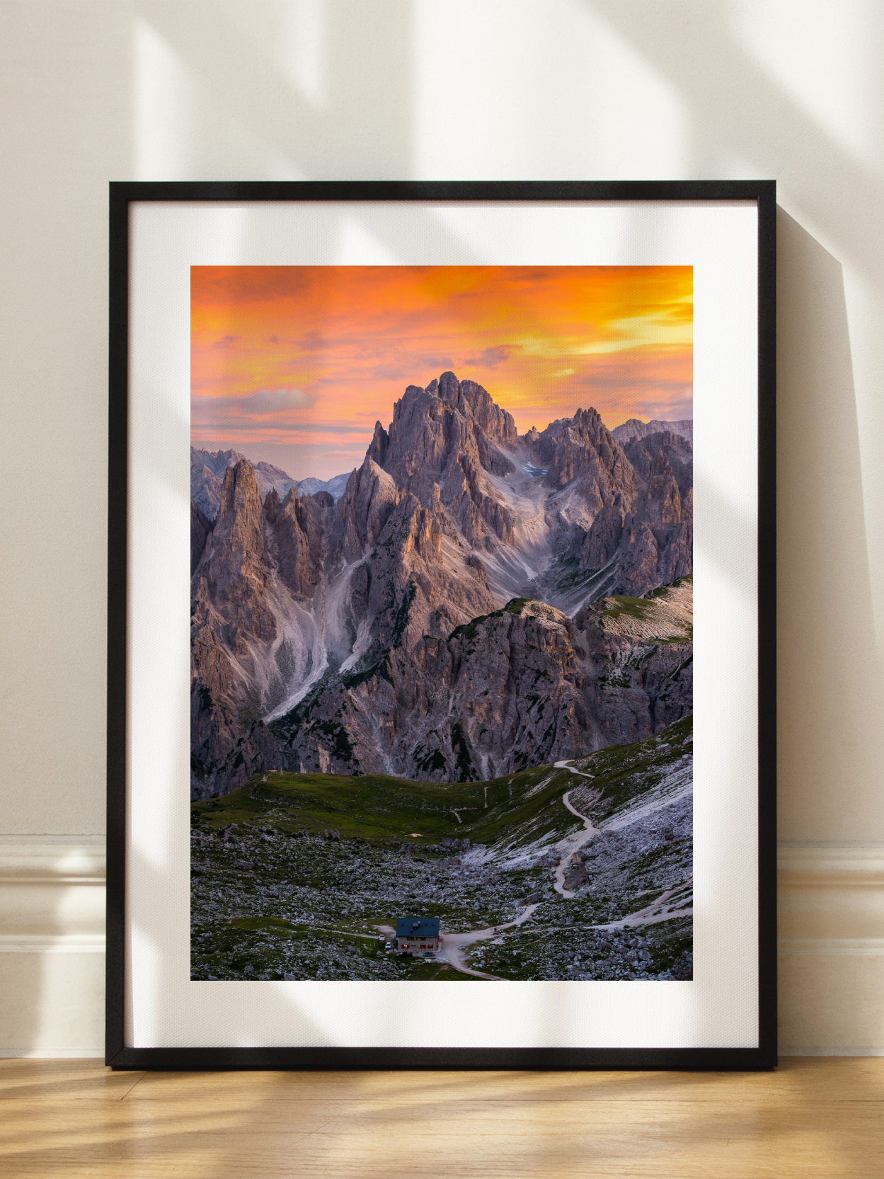 Dolomites Sunset Poster