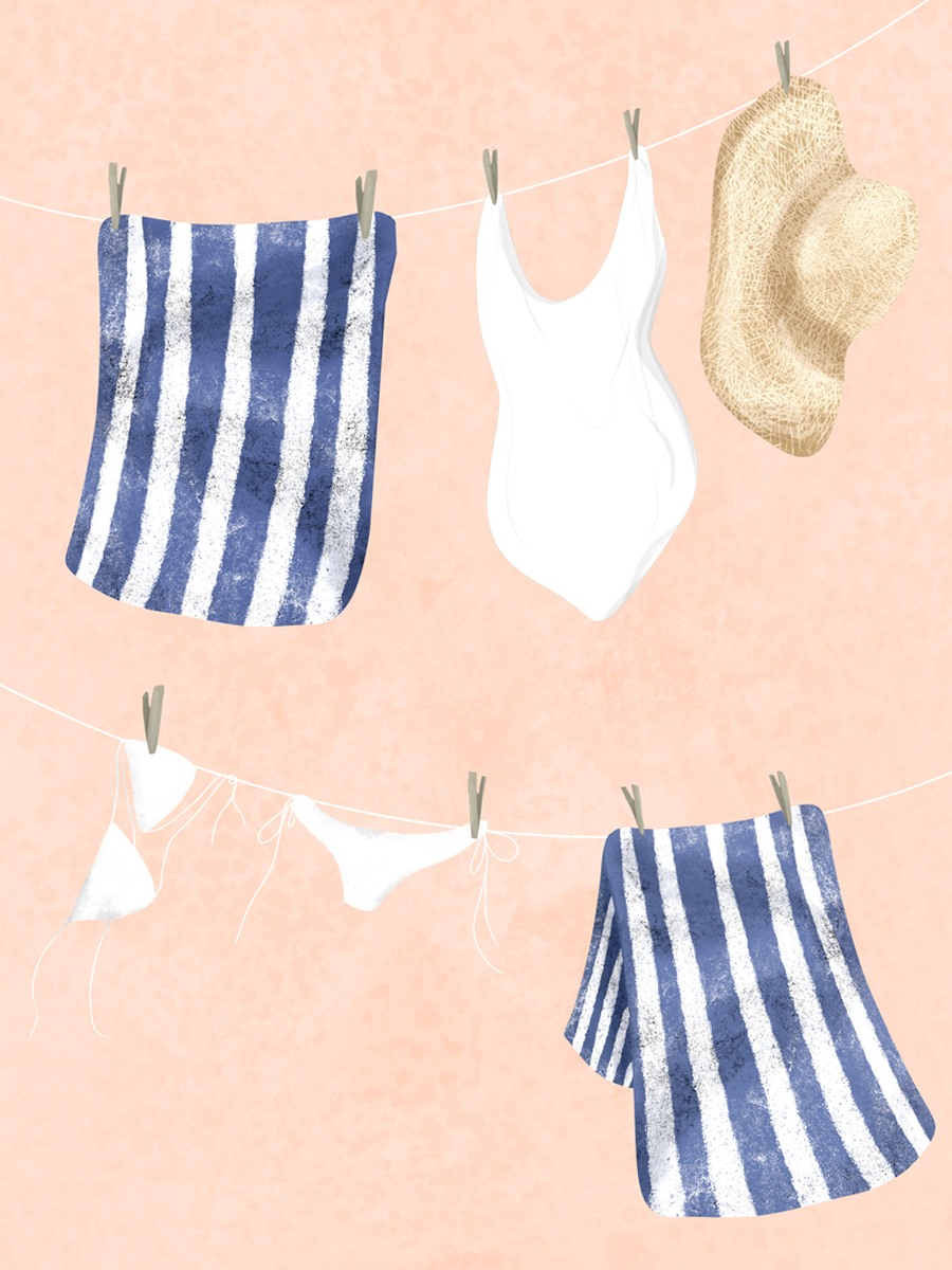 Drying in the Sun Poster