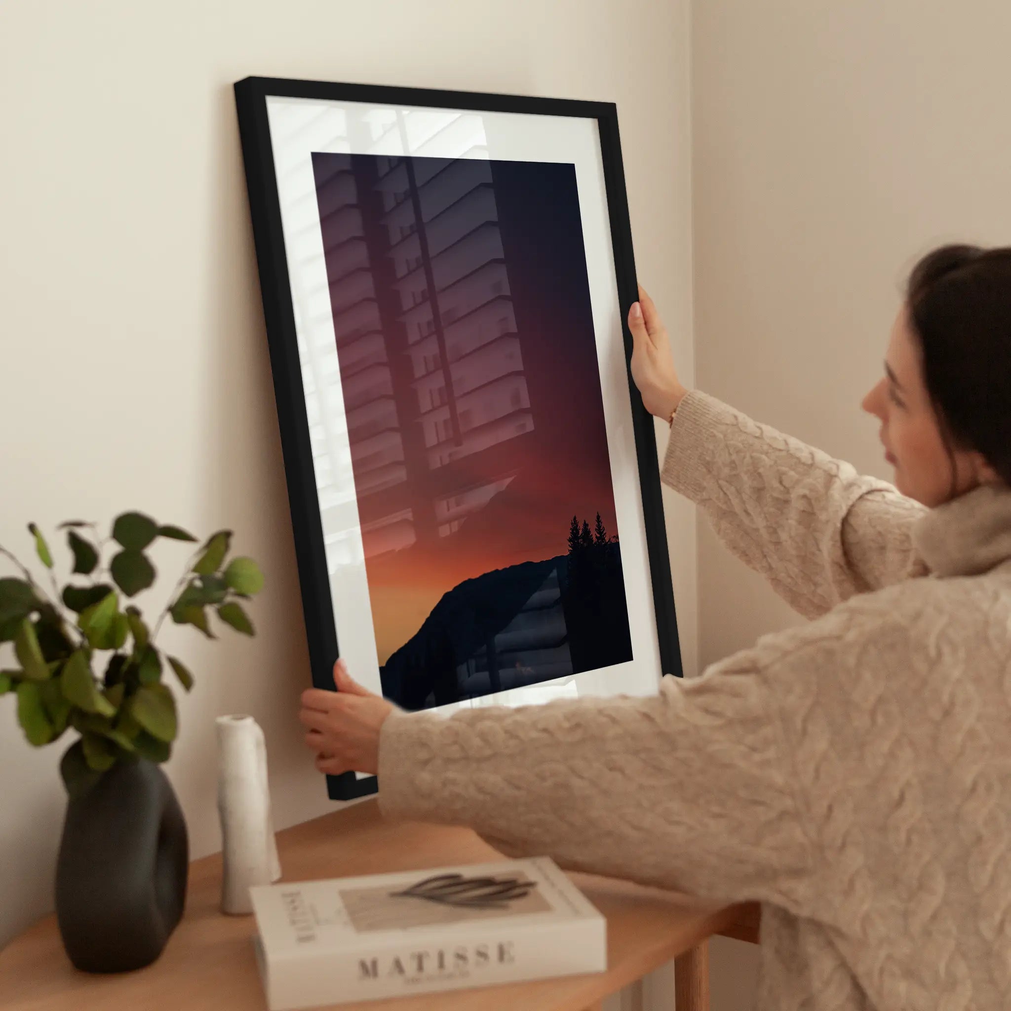 Dusk Sky wird aufgehängt
